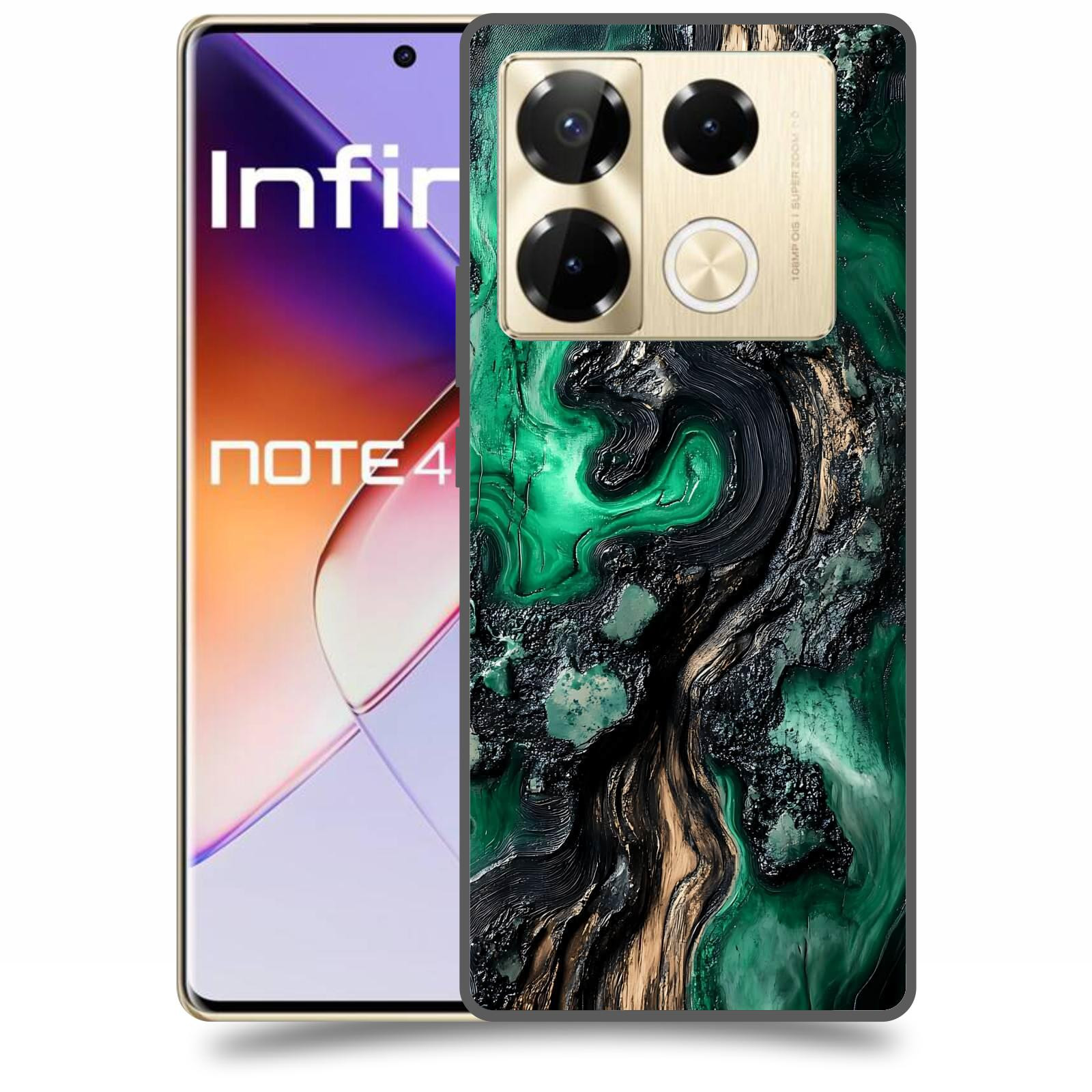 ACOVER Kryt na mobil Infinix Note 40 PRO - Forest Wood III