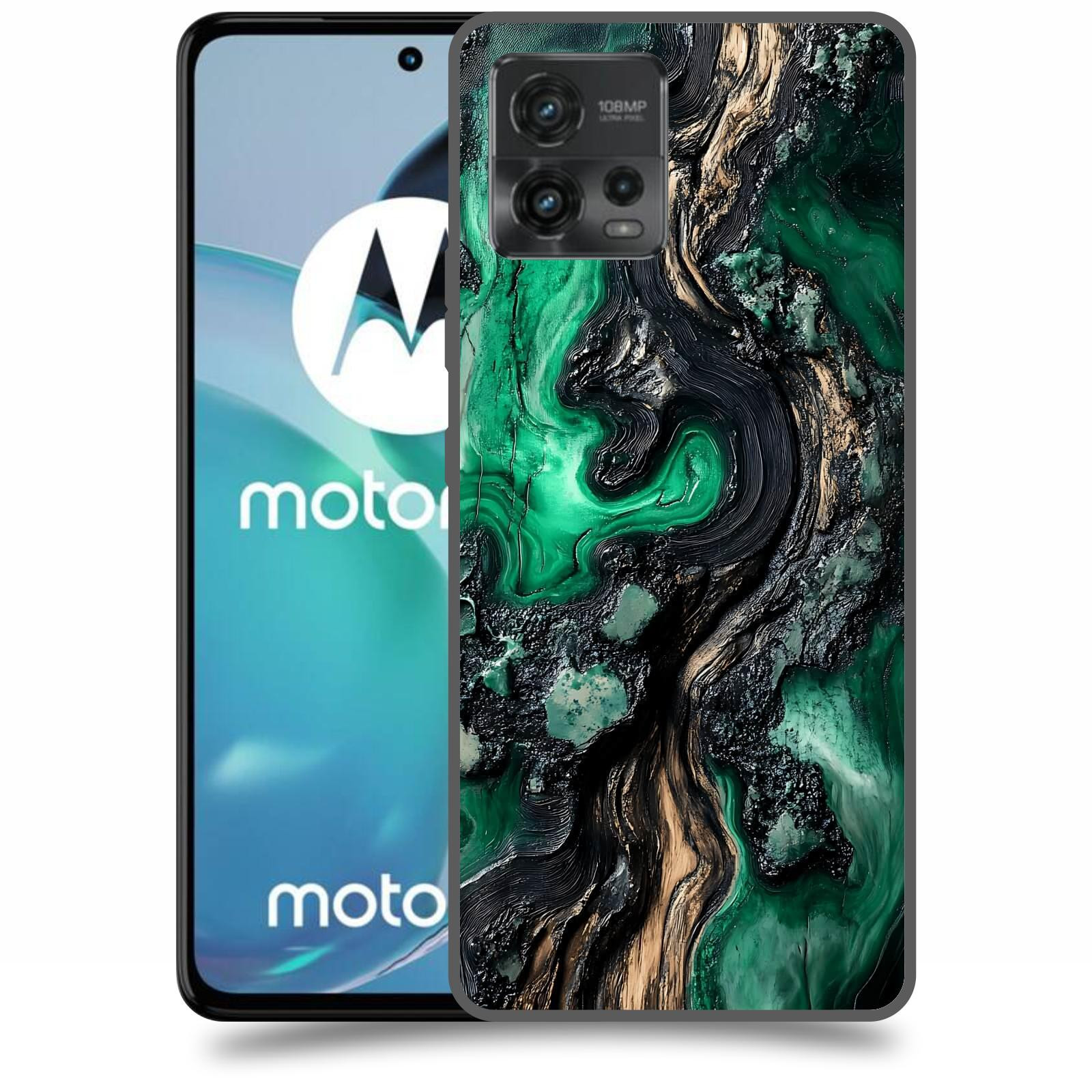 ACOVER Kryt na mobil Motorola Moto G72 - Forest Wood III