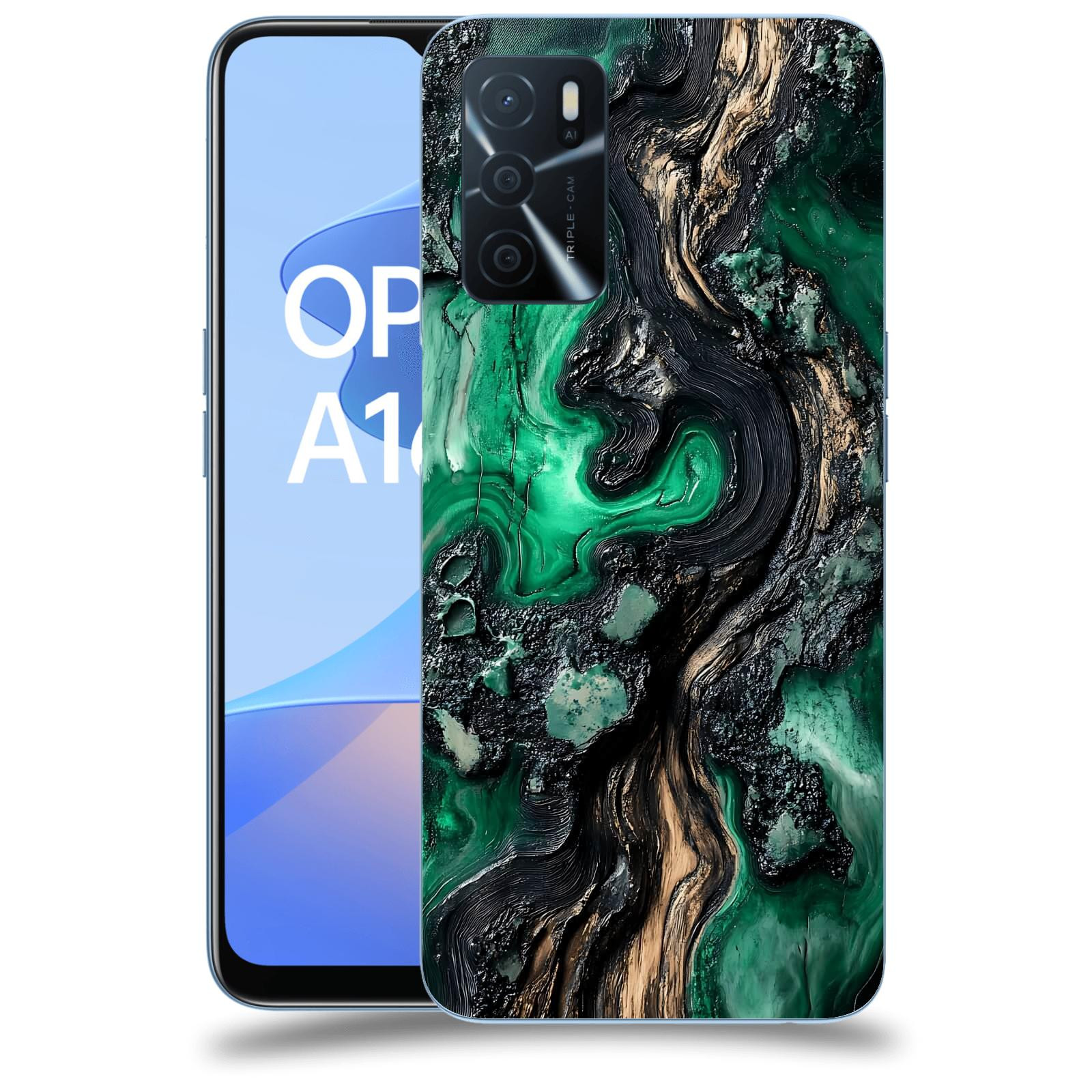 ACOVER Kryt na mobil OPPO A16s - Forest Wood III