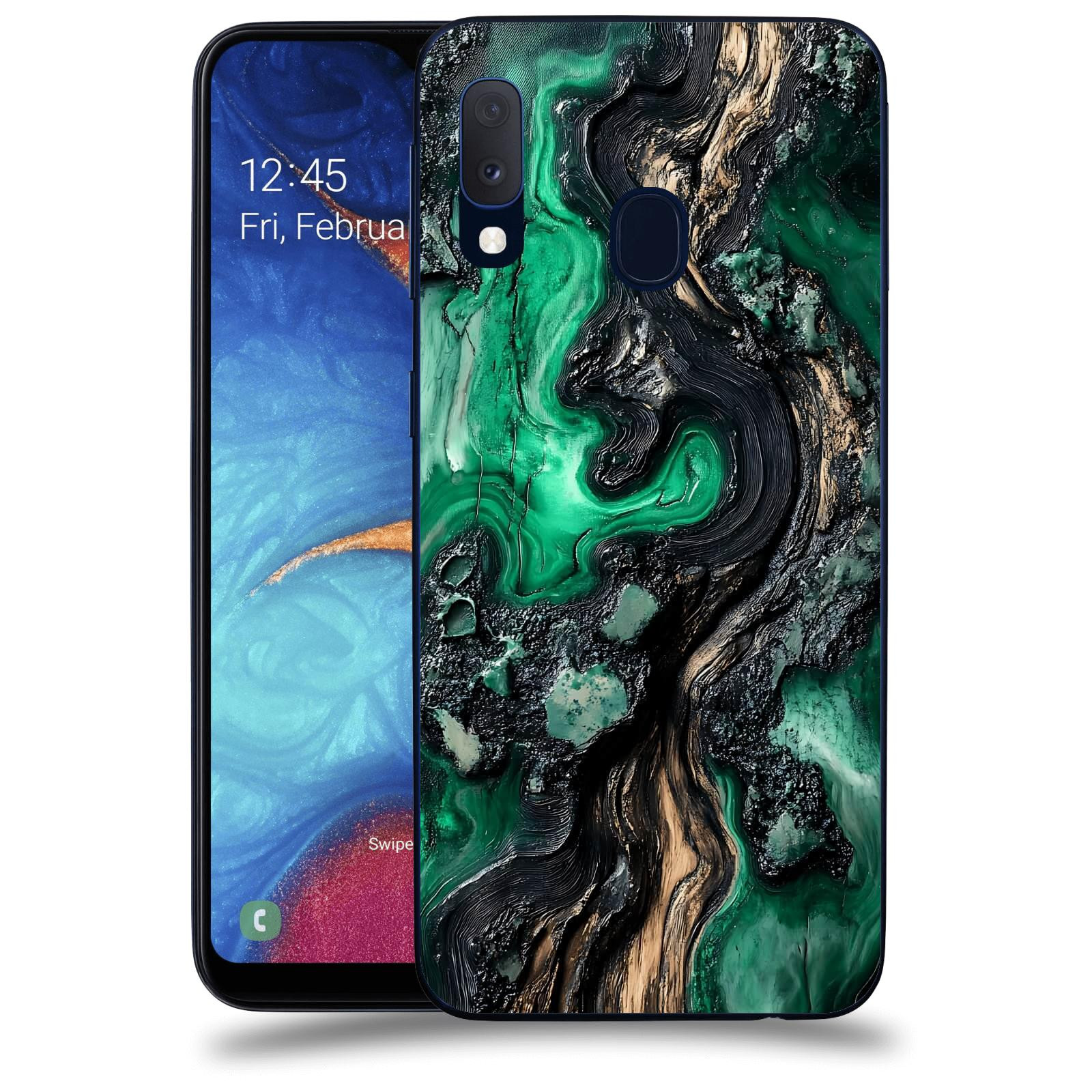 ACOVER Kryt na mobil Samsung Galaxy A20e A202F - Forest Wood III