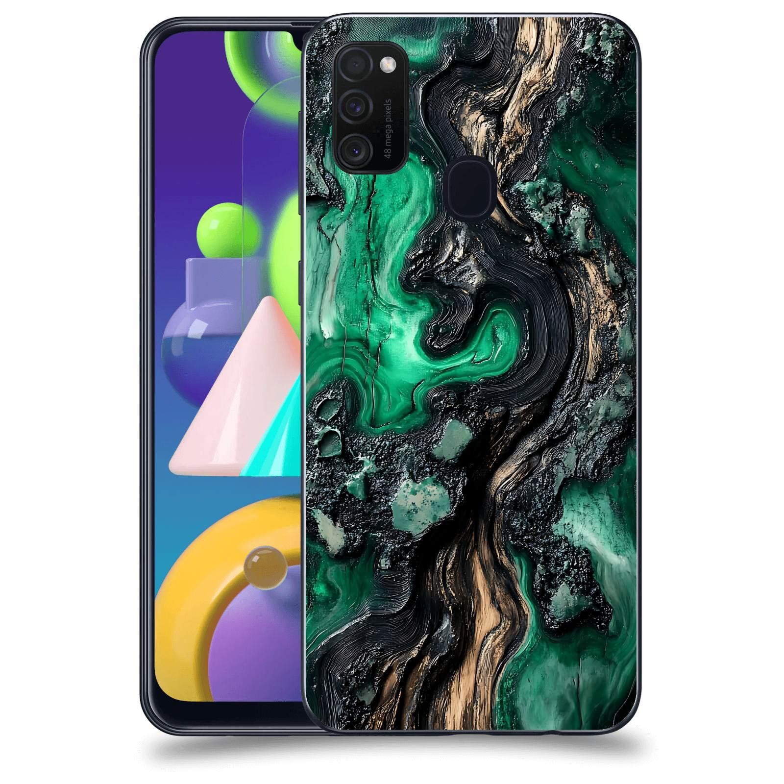 ACOVER Kryt na mobil Samsung Galaxy M21 M215F - Forest Wood III