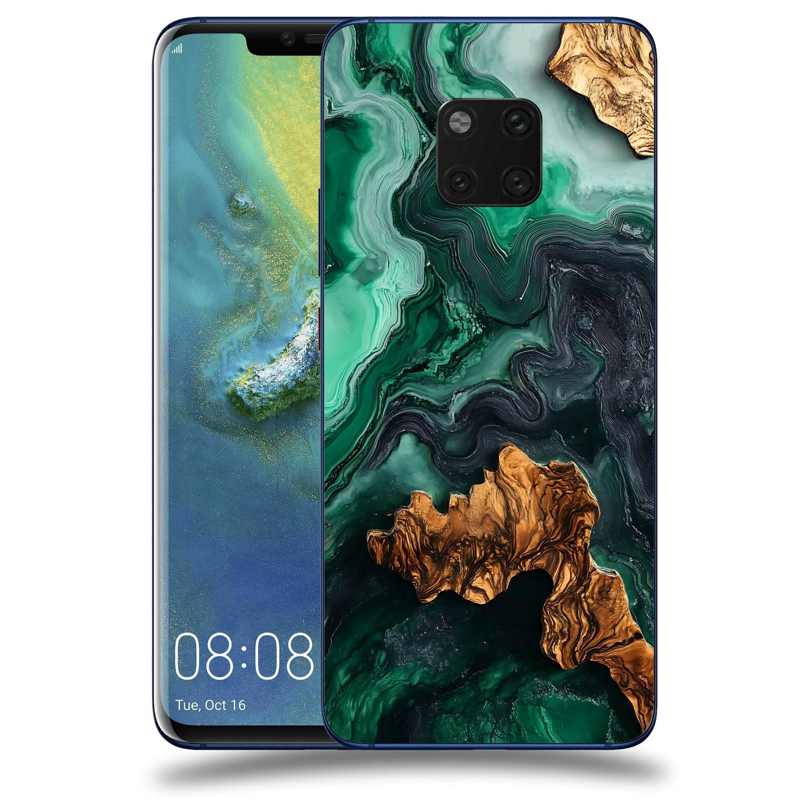 ACOVER Kryt na mobil Huawei Mate 20 Pro - Forest Wood IV