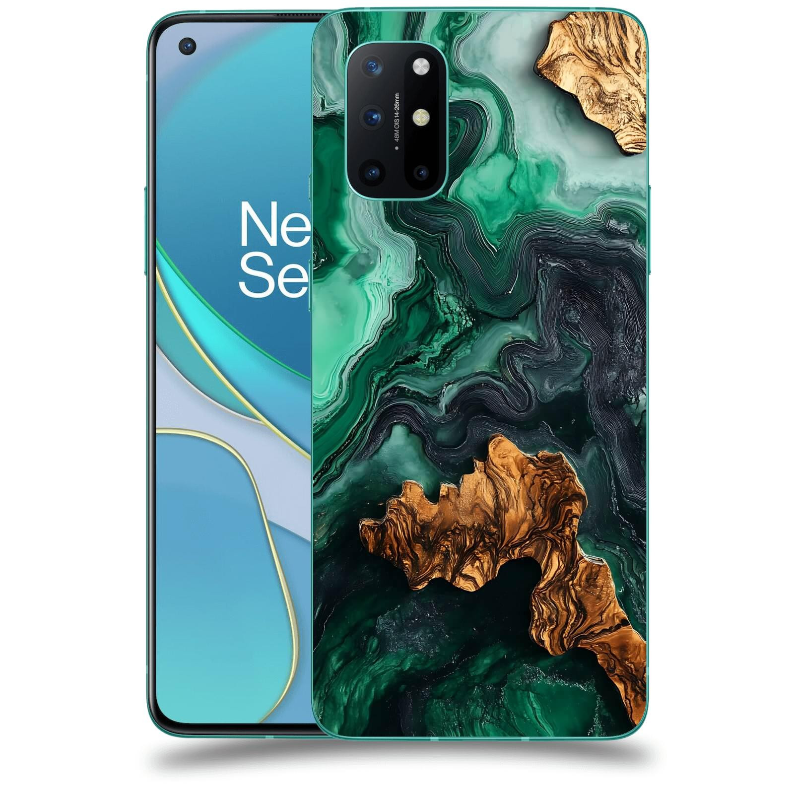 ACOVER Kryt na mobil OnePlus 8T - Forest Wood IV