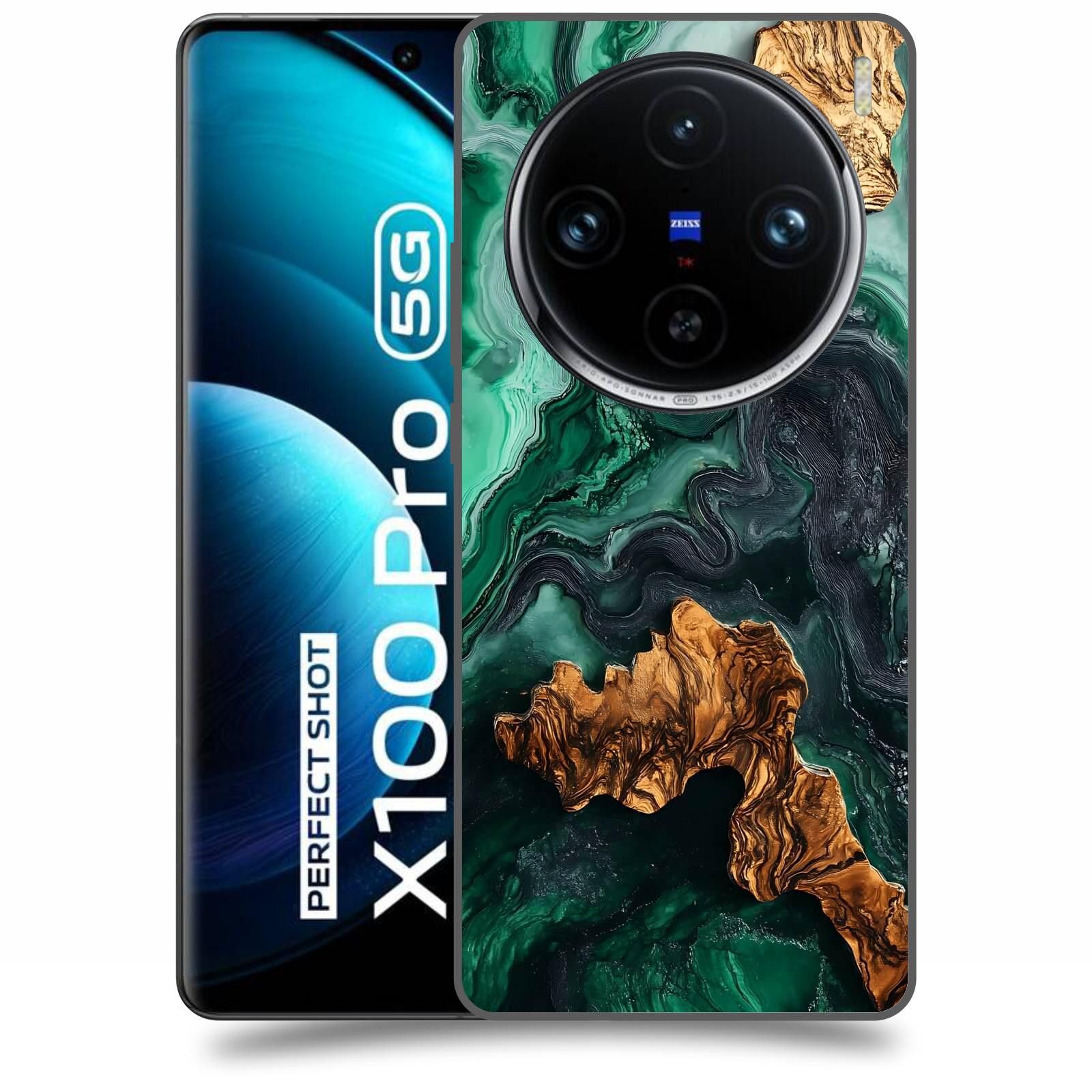 ACOVER Kryt na mobil Vivo X100 Pro 5G - Forest Wood IV