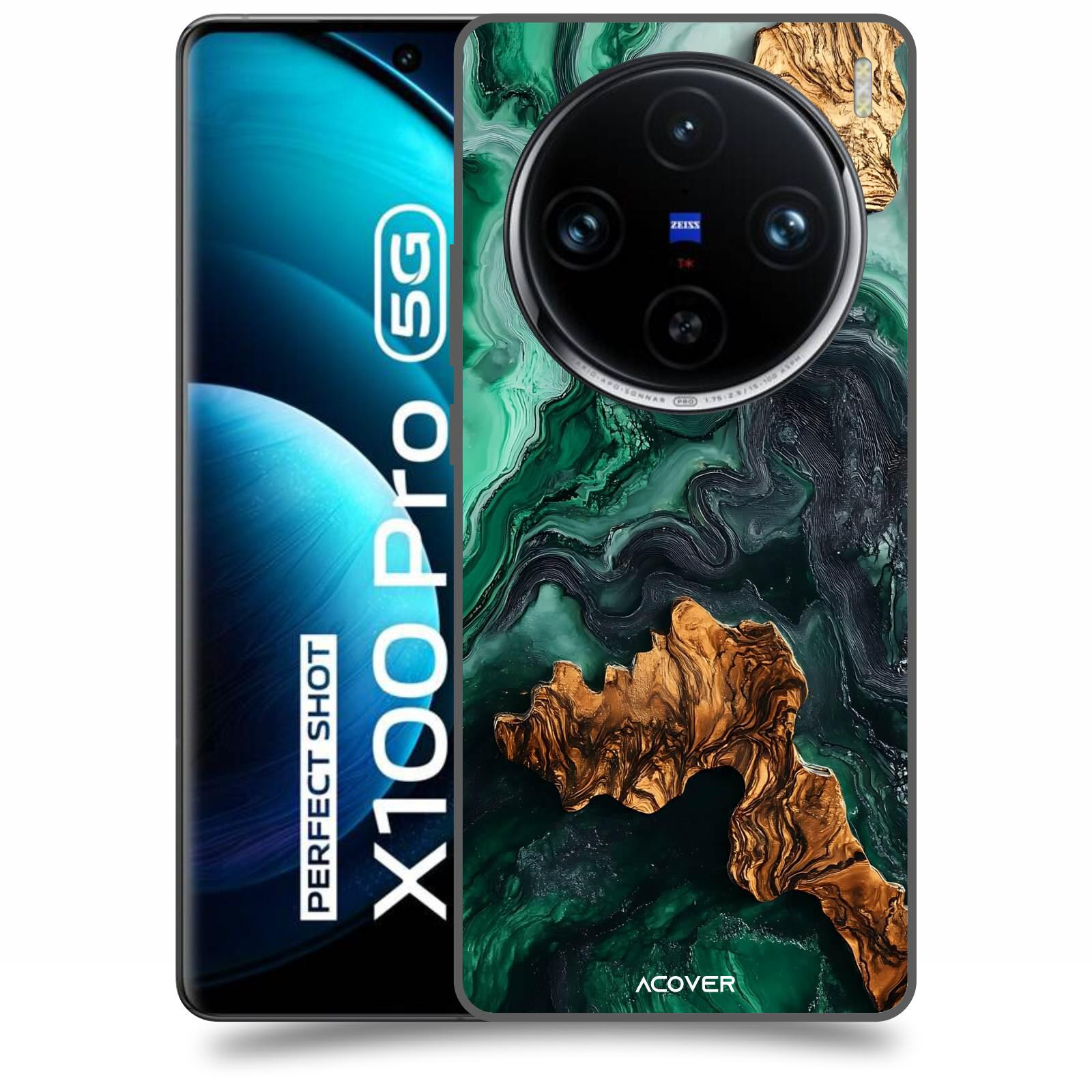 ACOVER Kryt na mobil Vivo X100 Pro - Forest Wood IV