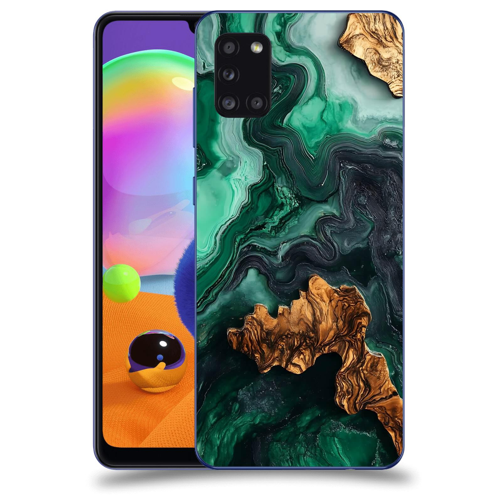 ACOVER Kryt na mobil Samsung Galaxy A31 A315F - Forest Wood IV