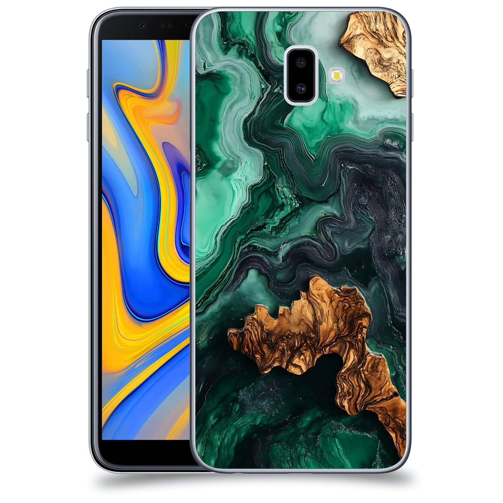 ACOVER Kryt na mobil Samsung Galaxy J6+ J610F - Forest Wood IV