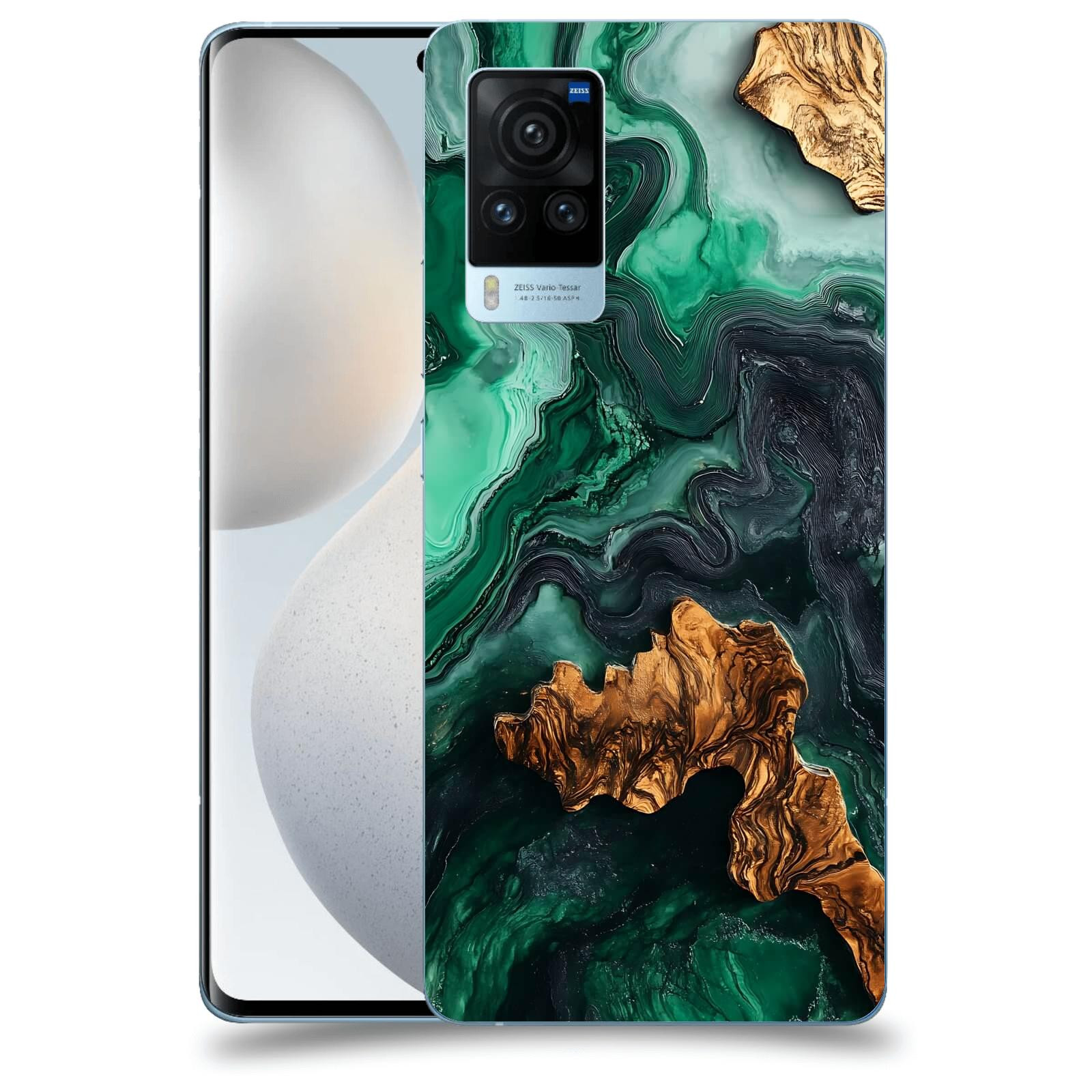 ACOVER Kryt na mobil Vivo X60 Pro 5G - Forest Wood IV