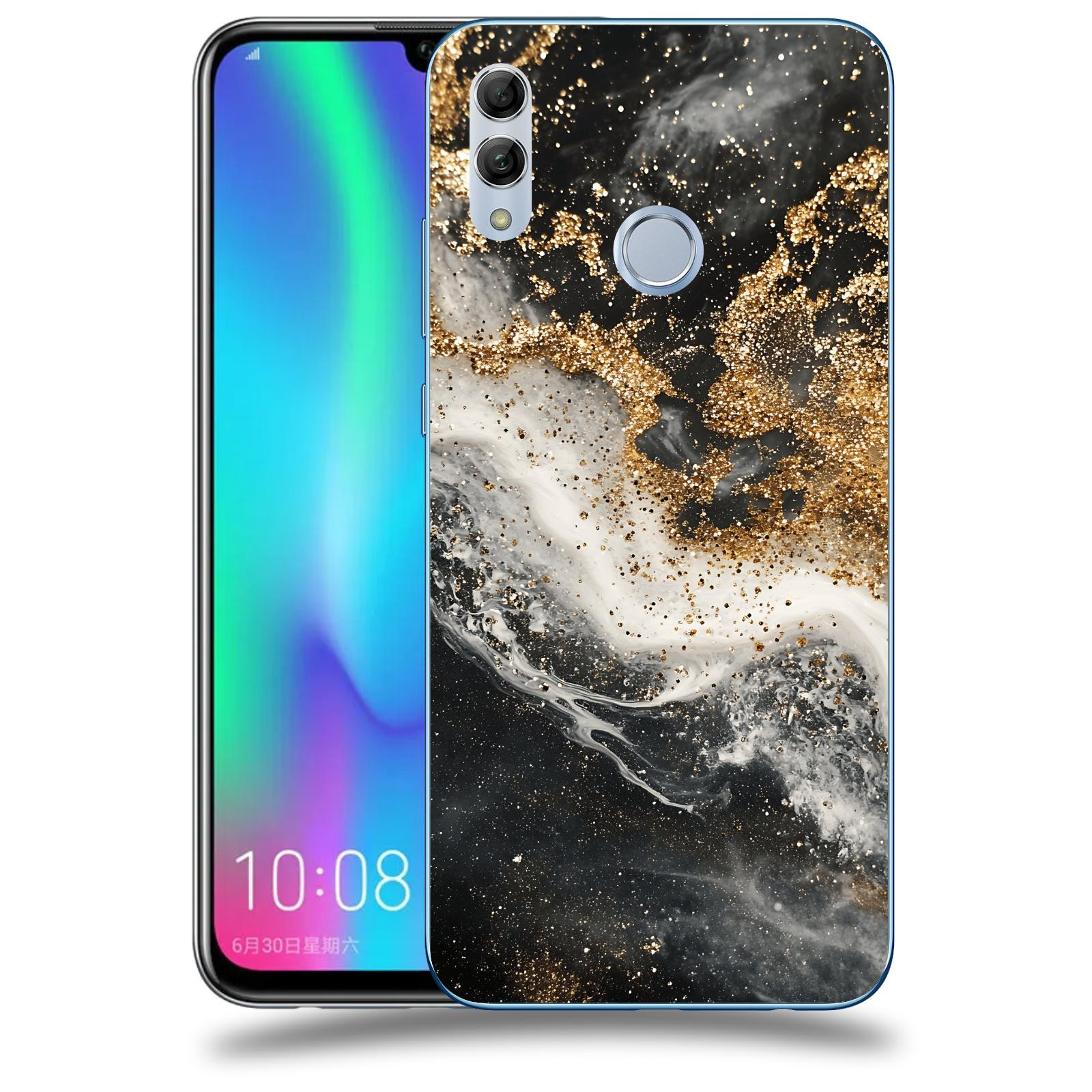 ACOVER Kryt na mobil Honor 10 Lite - Liquid Gold I