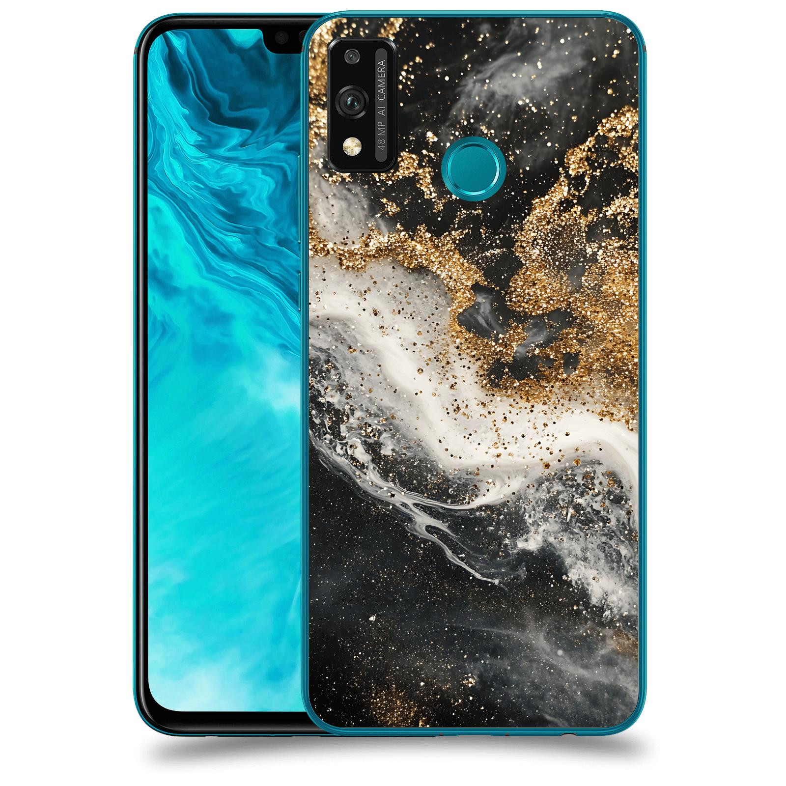 ACOVER Kryt na mobil Honor 9X Lite - Liquid Gold I