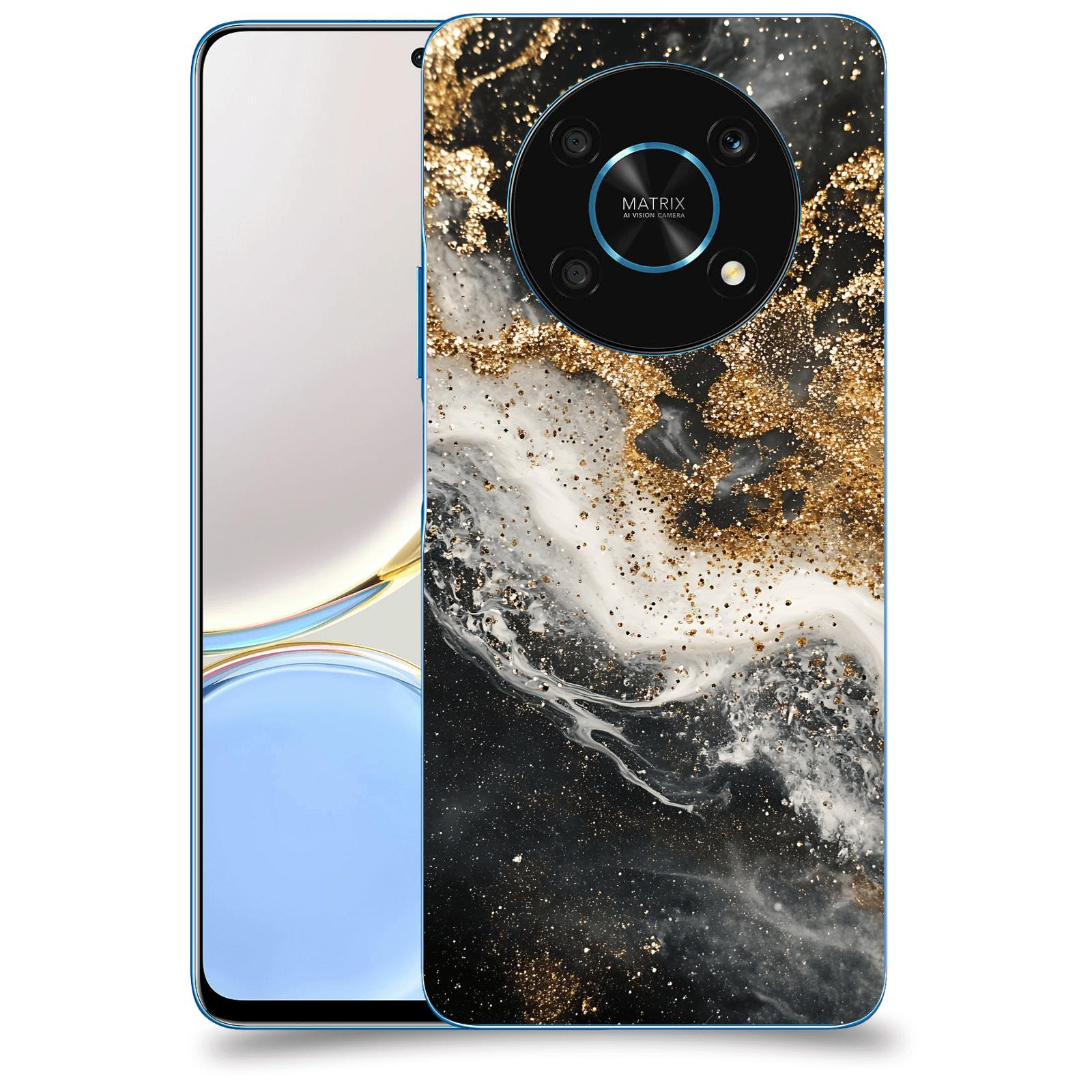 ACOVER Kryt na mobil Honor Magic 4 Lite 5G - Liquid Gold I