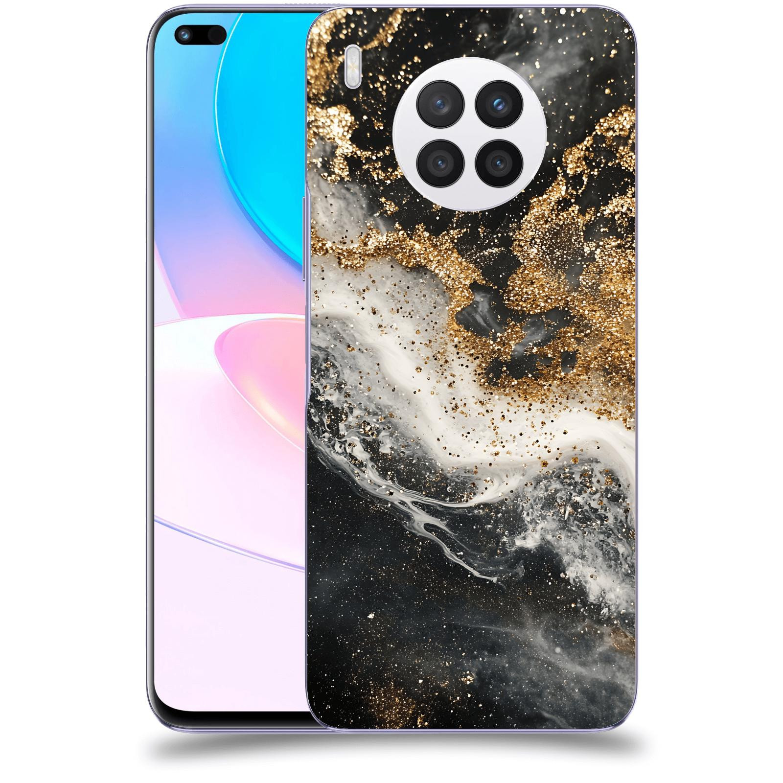 ACOVER Kryt na mobil Huawei Nova 8i - Liquid Gold I