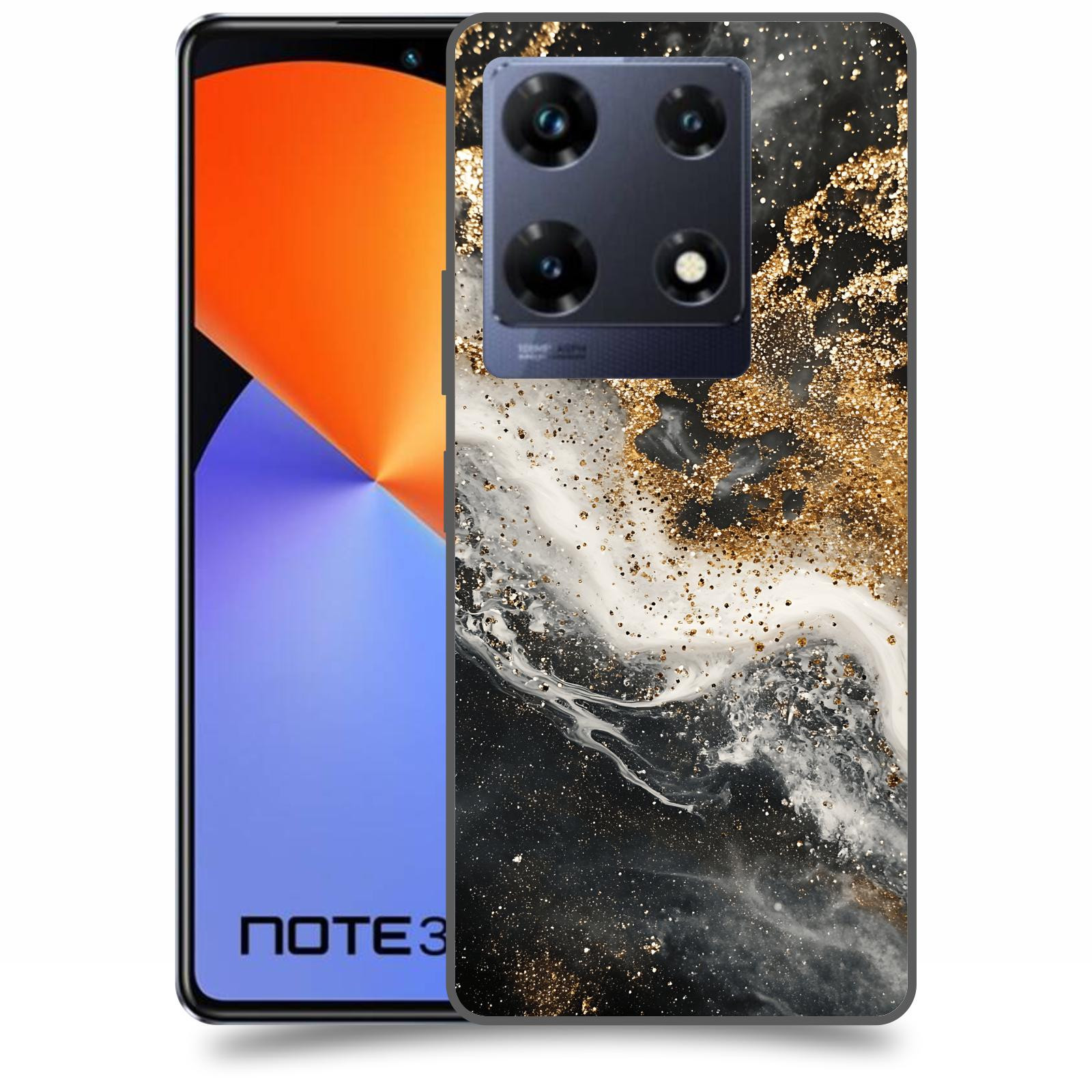 ACOVER Kryt na mobil Infinix Note 30 PRO - Liquid Gold I