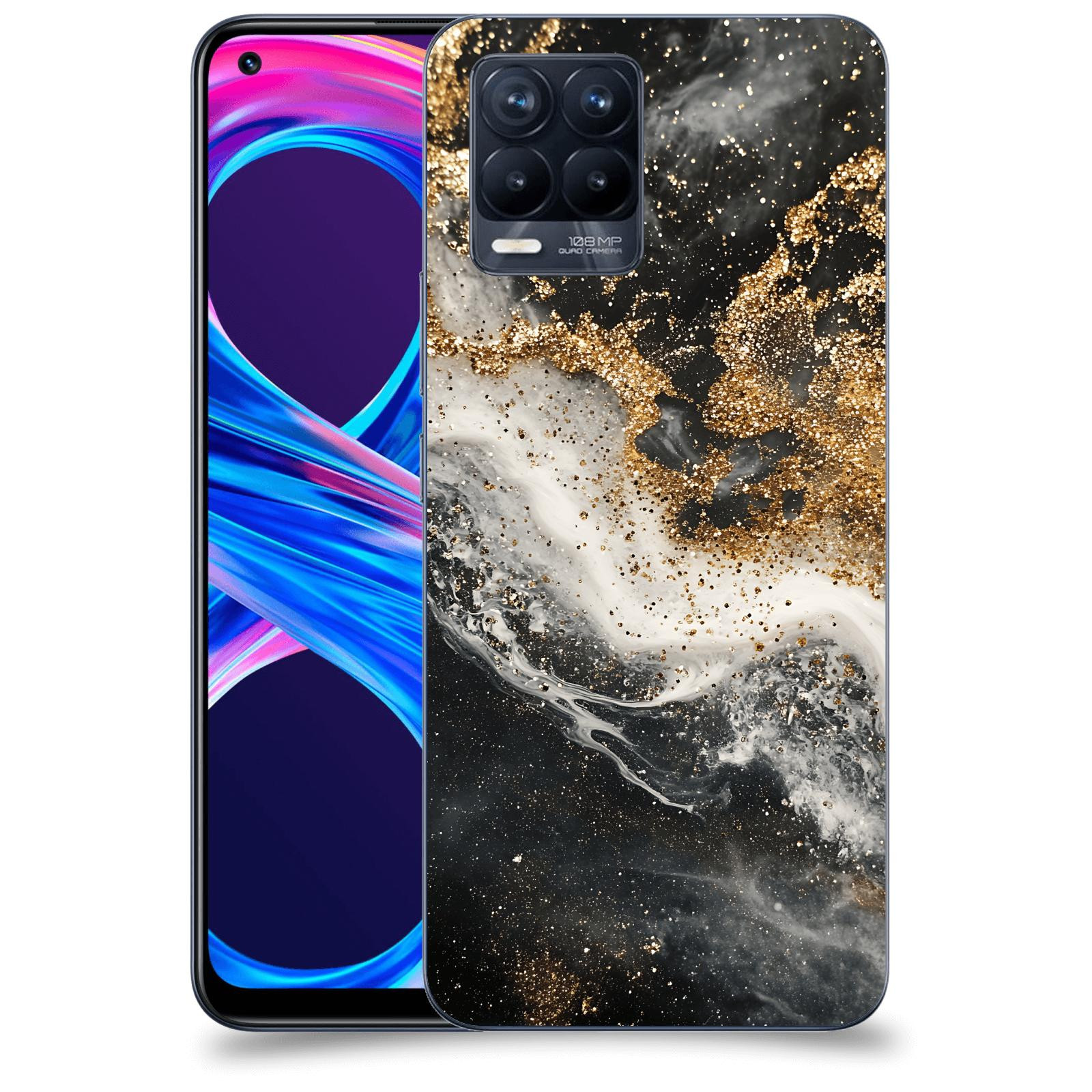 ACOVER Kryt na mobil Realme 8 Pro - Liquid Gold I