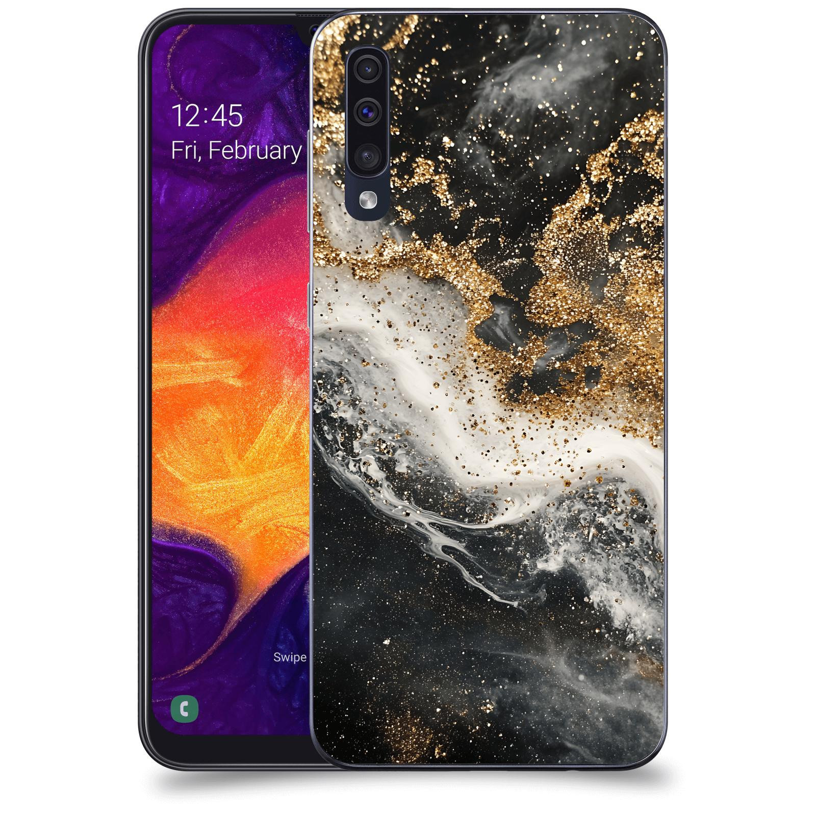 ACOVER Kryt na mobil Samsung Galaxy A50 A505F - Liquid Gold I