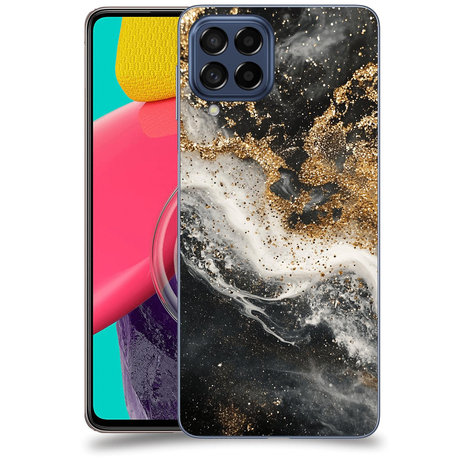 ACOVER Kryt na mobil Samsung Galaxy M53 5G - Liquid Gold I