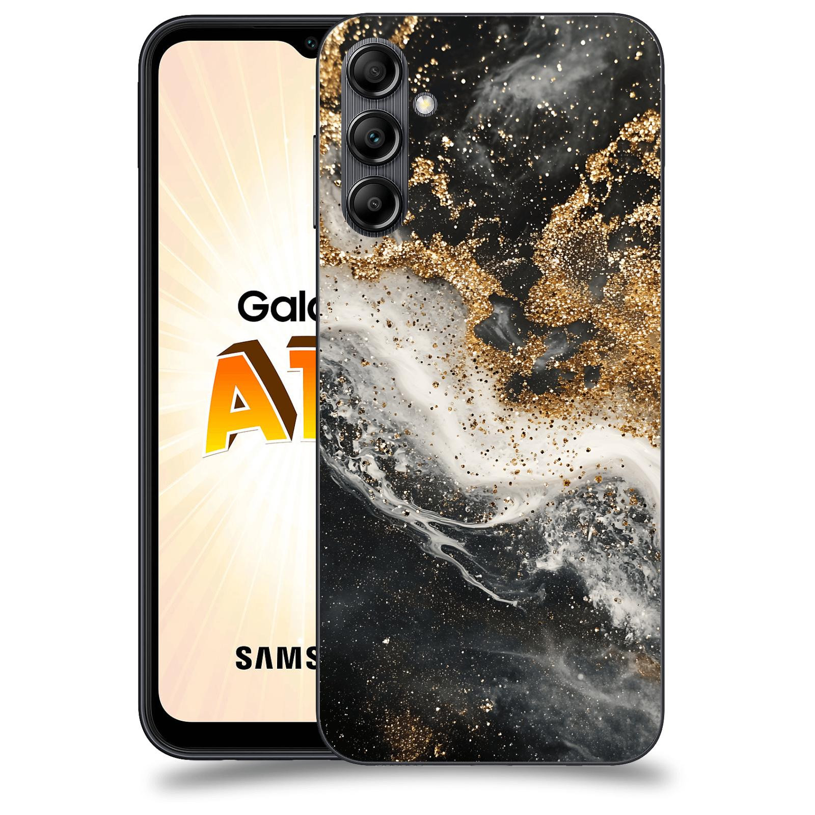ACOVER Kryt na mobil Samsung Galaxy A14 LTE - Liquid Gold I