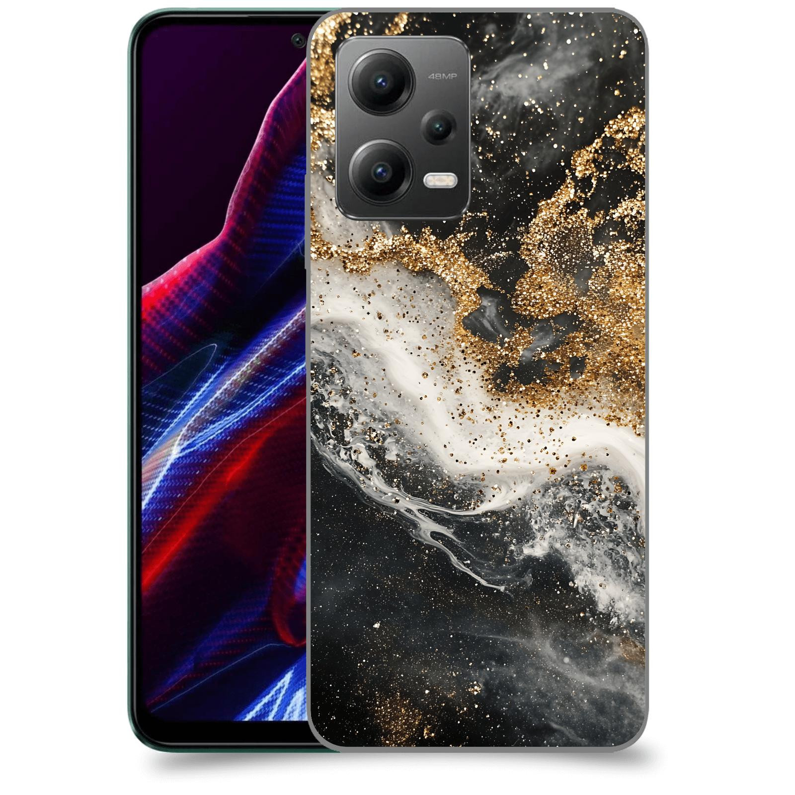 ACOVER Kryt na mobil Xiaomi Poco X5 - Liquid Gold I