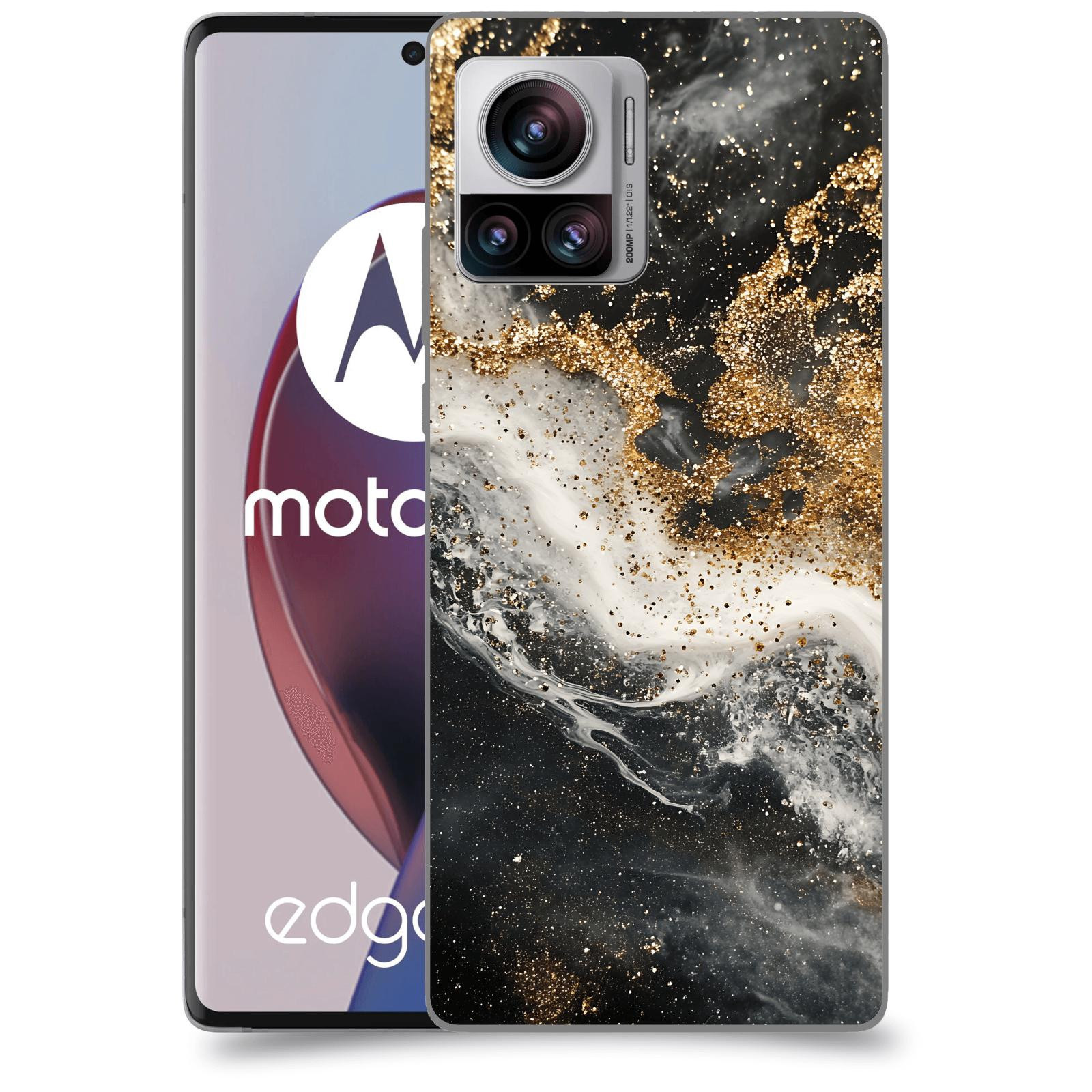 ACOVER Kryt na mobil Motorola Edge 30 Ultra - Liquid Gold I
