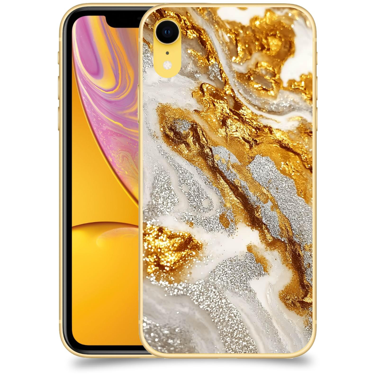 ACOVER Kryt na mobil Apple iPhone XR - Liquid Gold II
