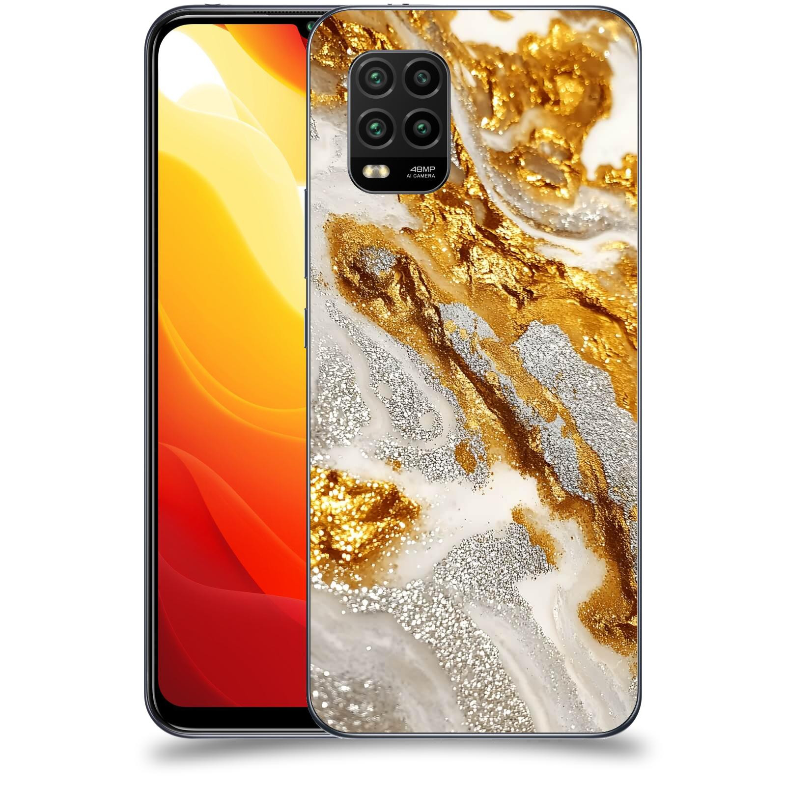ACOVER Kryt na mobil Xiaomi Mi 10 Lite - Liquid Gold II