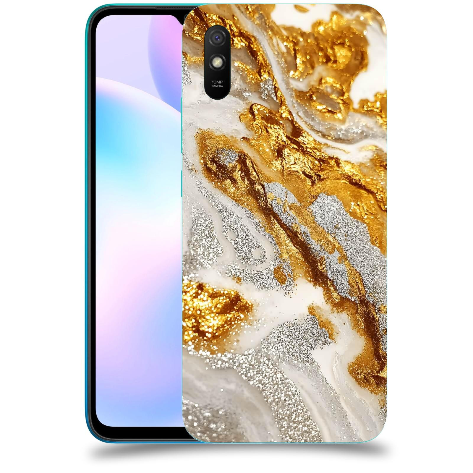 ACOVER Kryt na mobil Xiaomi Redmi 9AT - Liquid Gold II