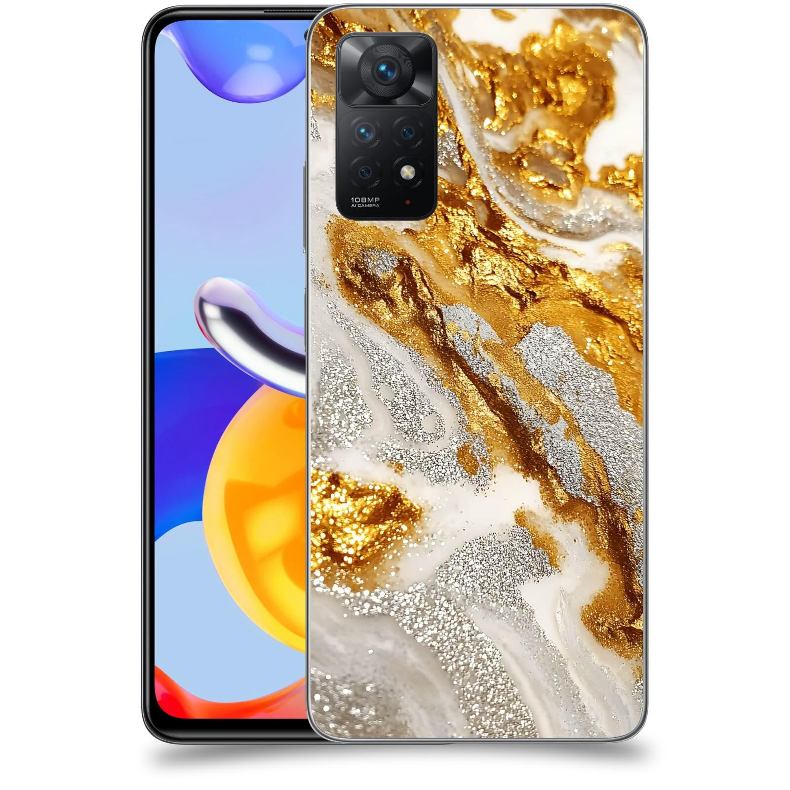 ACOVER Kryt na mobil Xiaomi Redmi Note 11 Pro - Liquid Gold II