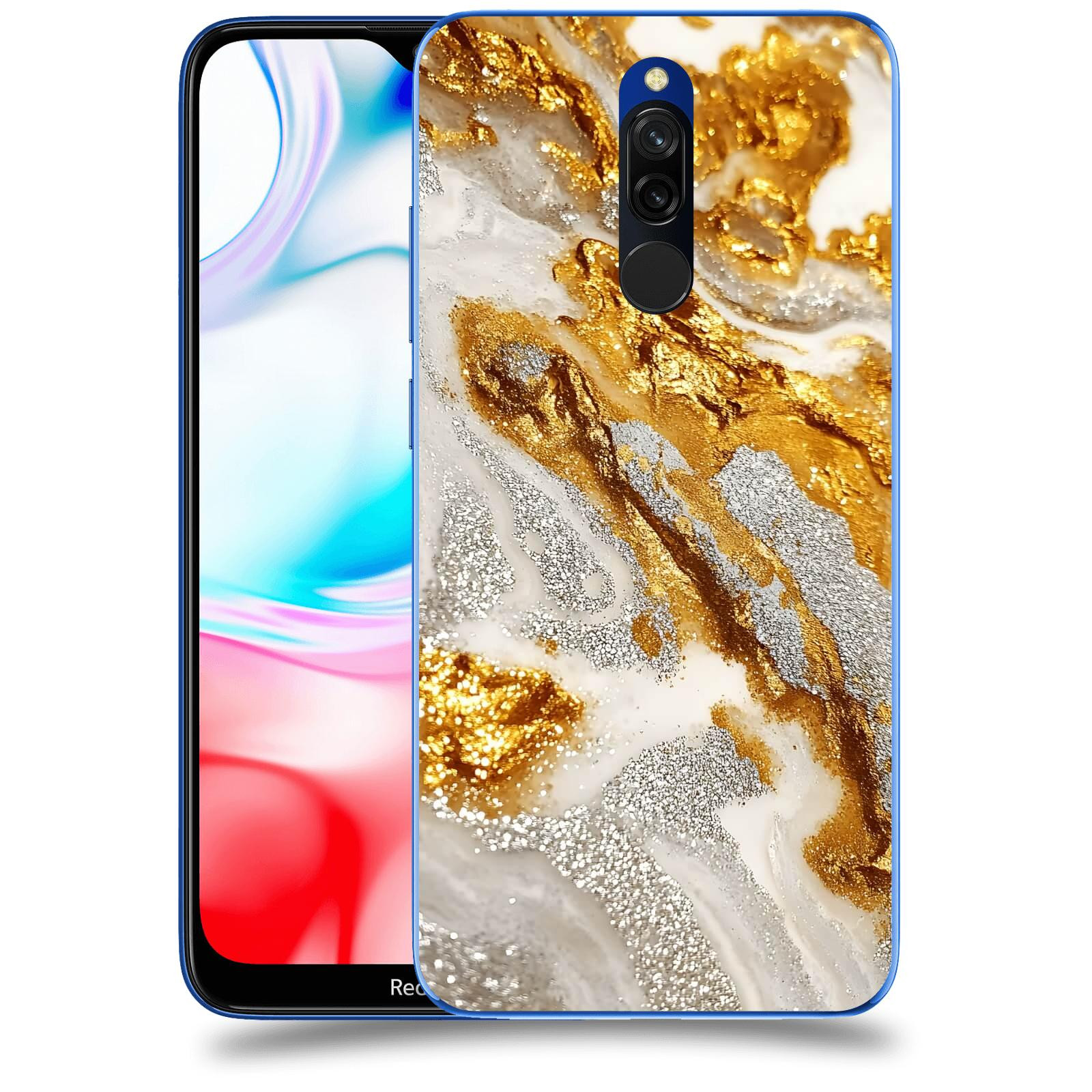 ACOVER Kryt na mobil Xiaomi Redmi 8 - Liquid Gold II