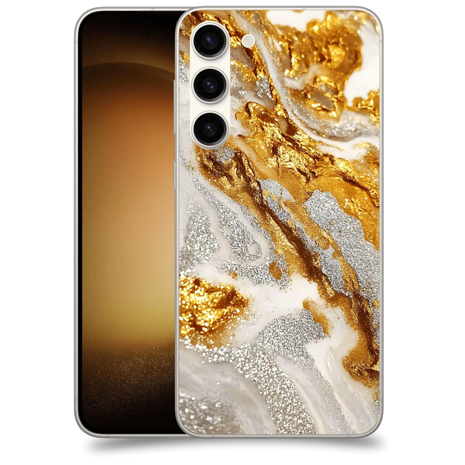 ACOVER Kryt na mobil Samsung Galaxy S23+ 5G - Liquid Gold II