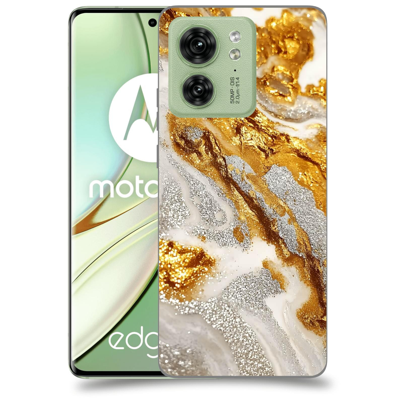 ACOVER Kryt na mobil Motorola EDGE 40 5G - Liquid Gold II