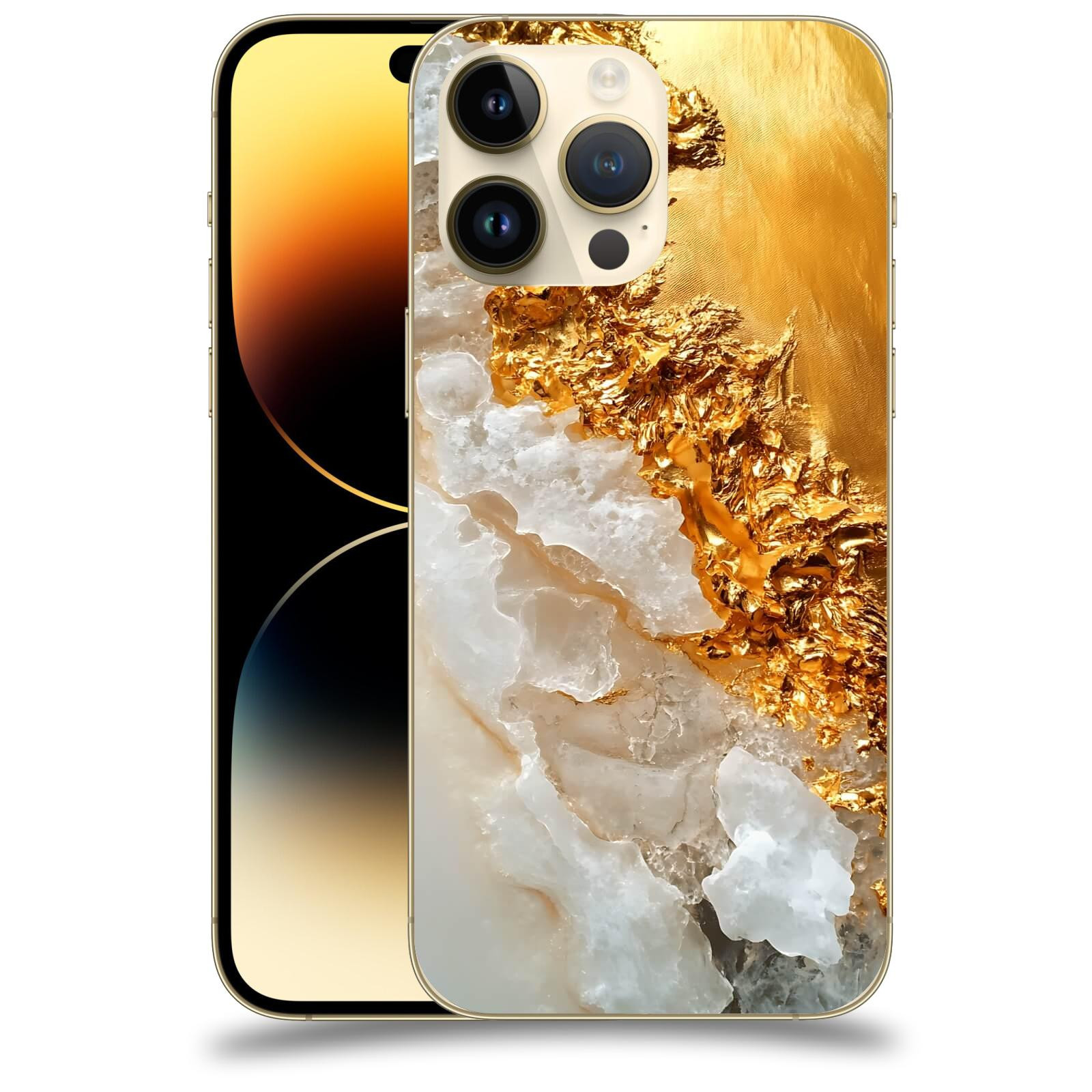 ACOVER Kryt na mobil Apple iPhone 14 Pro Max - Liquid Gold III