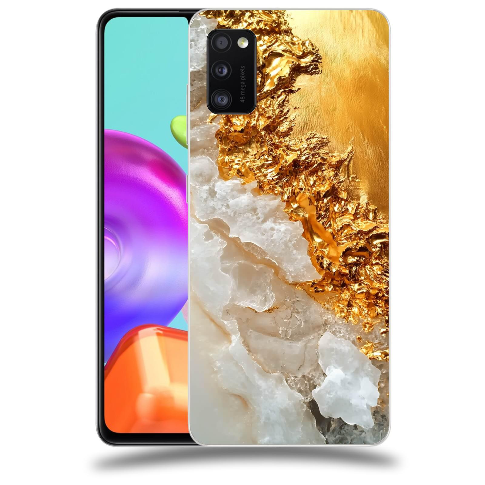 ACOVER Kryt na mobil Samsung Galaxy A41 A415F - Liquid Gold III