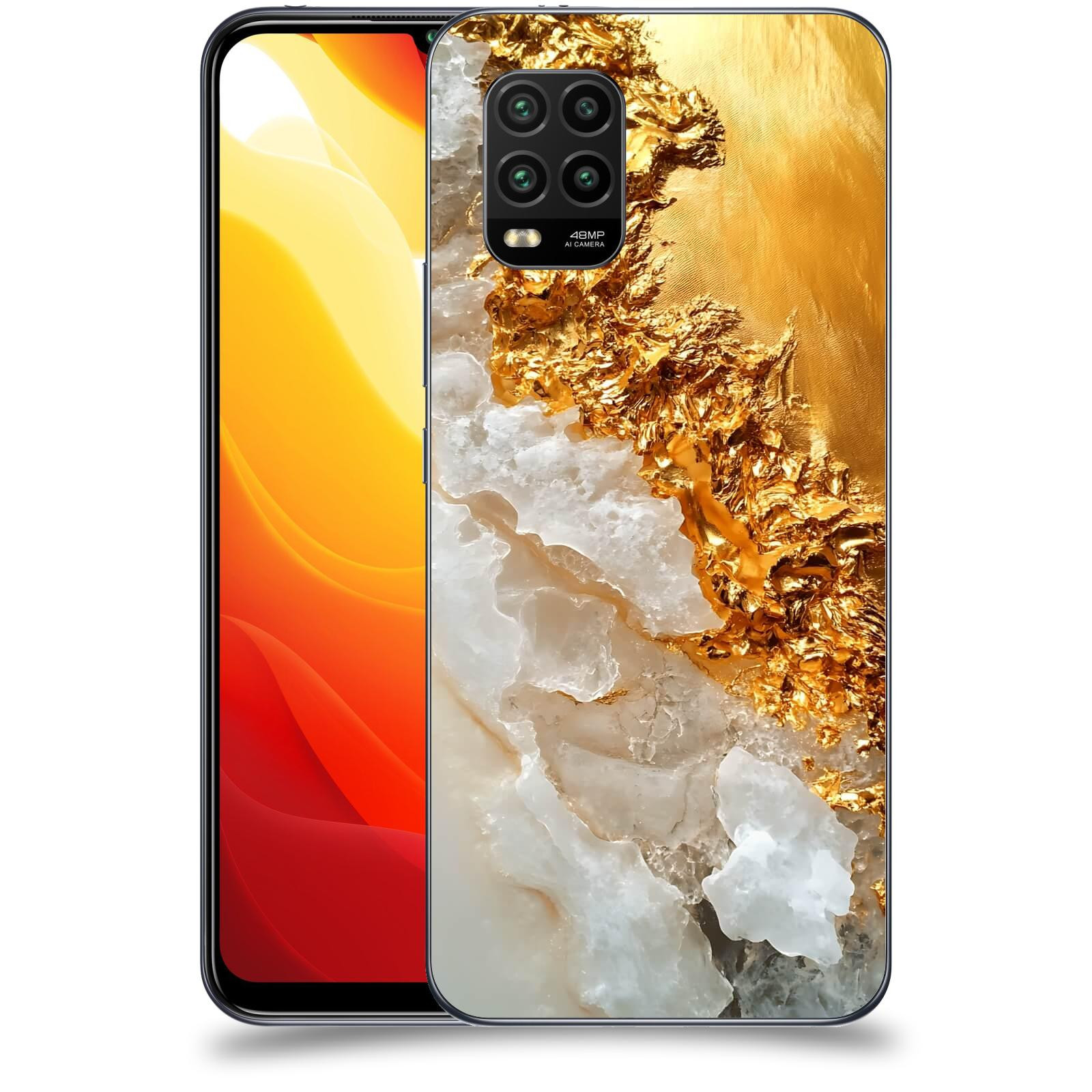 ACOVER Kryt na mobil Xiaomi Mi 10 Lite - Liquid Gold III
