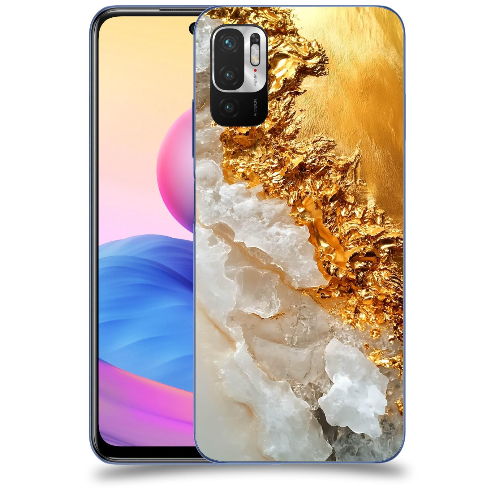 ACOVER Kryt na mobil Xiaomi Redmi Note 10 5G - Liquid Gold III