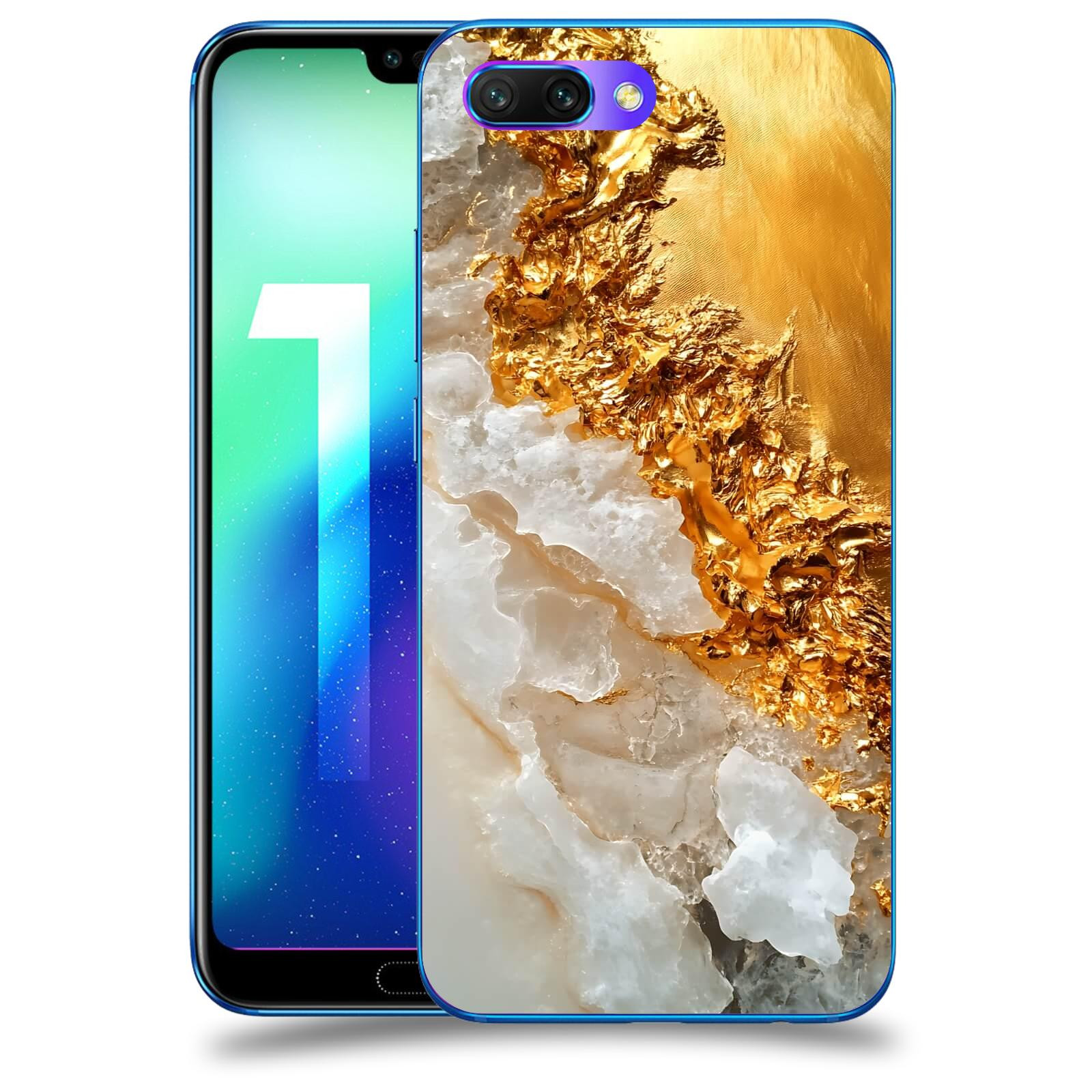 ACOVER Kryt na mobil Honor 10 - Liquid Gold III