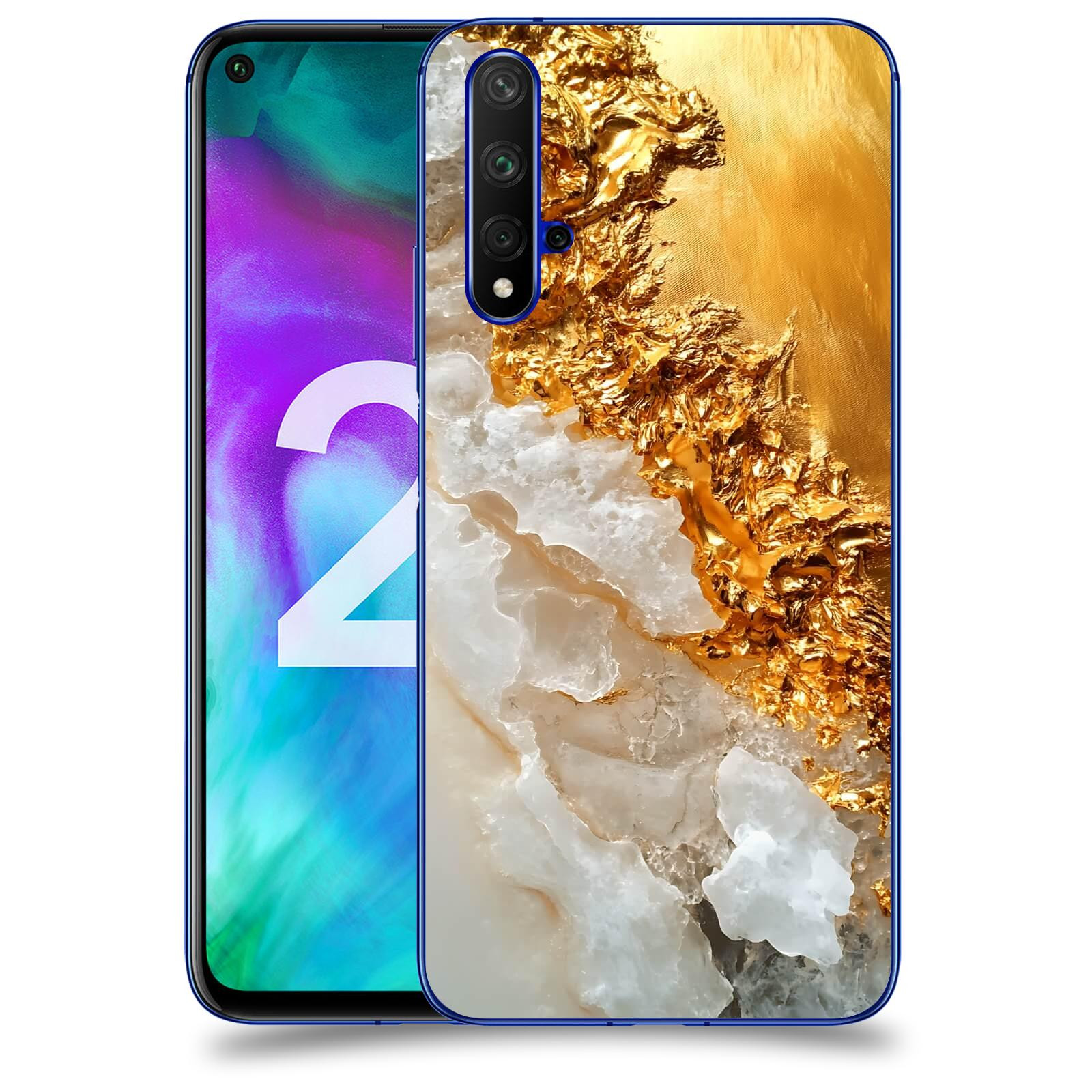 ACOVER Kryt na mobil Honor 20 - Liquid Gold III