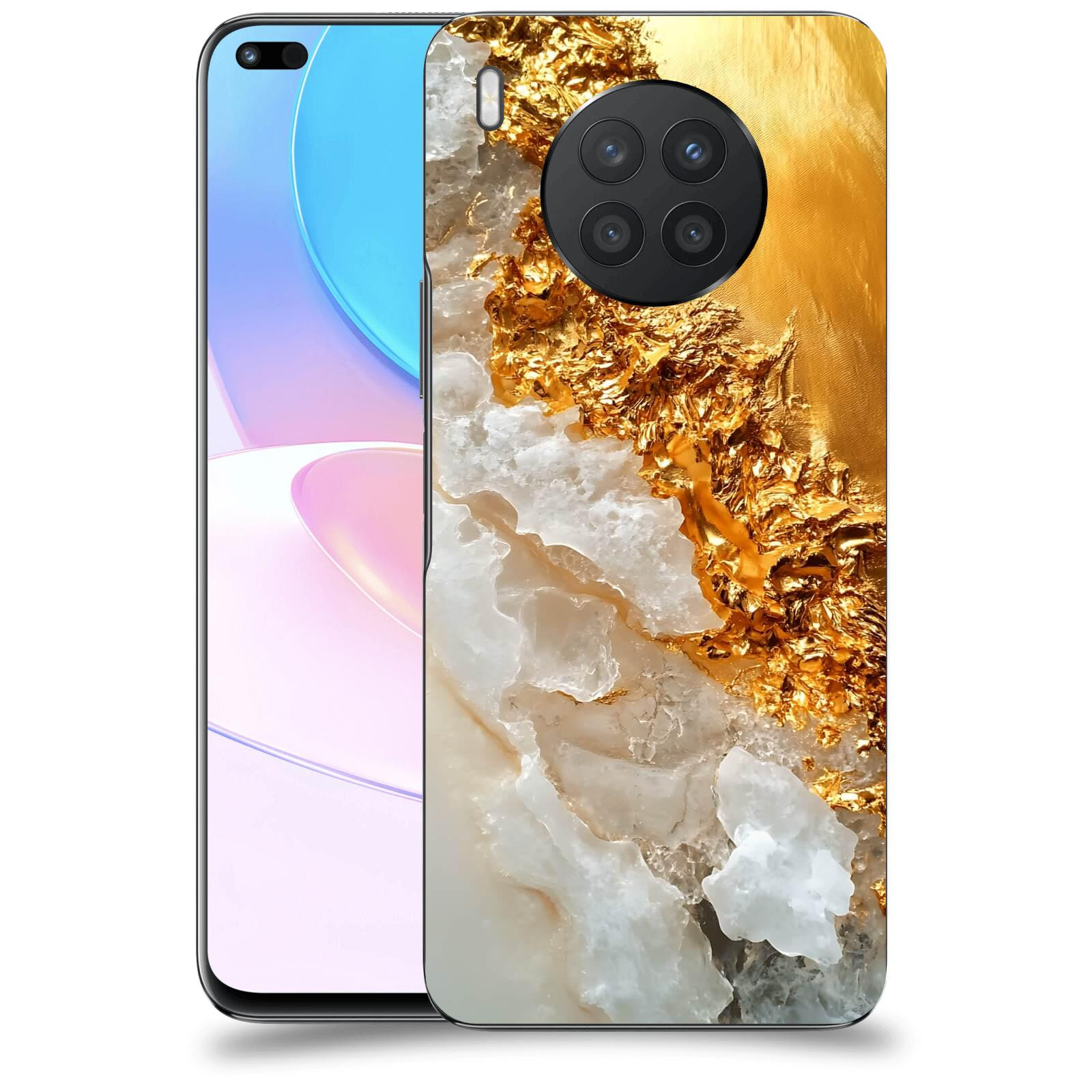 ACOVER Kryt na mobil Honor 50 Lite - Liquid Gold III