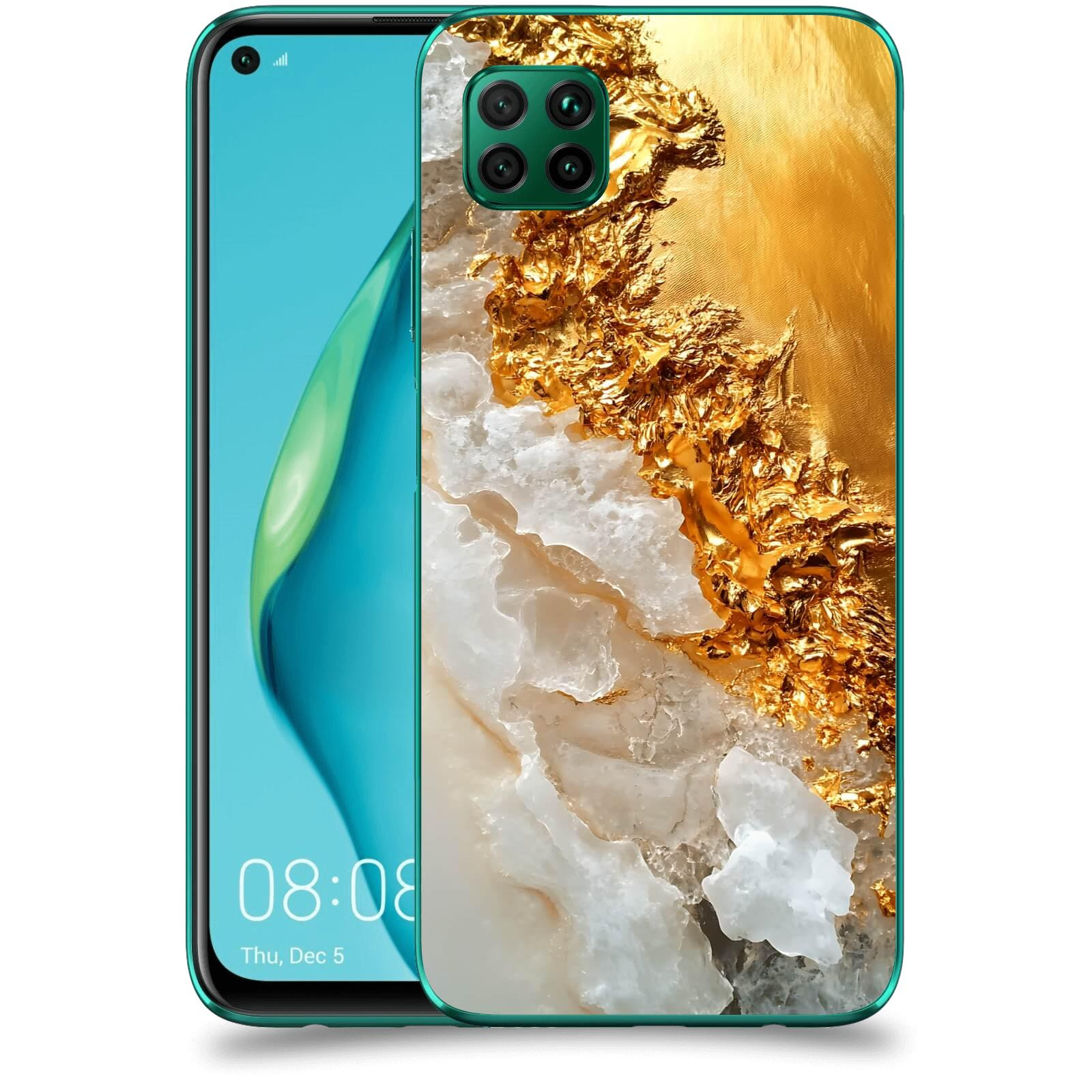ACOVER Kryt na mobil Huawei P40 Lite - Liquid Gold III