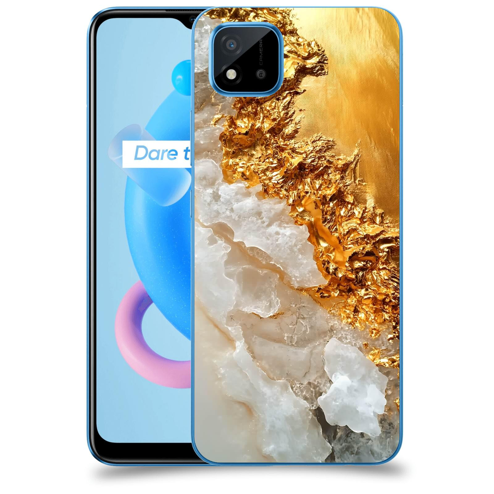 ACOVER Kryt na mobil Realme C11 (2021) - Liquid Gold III