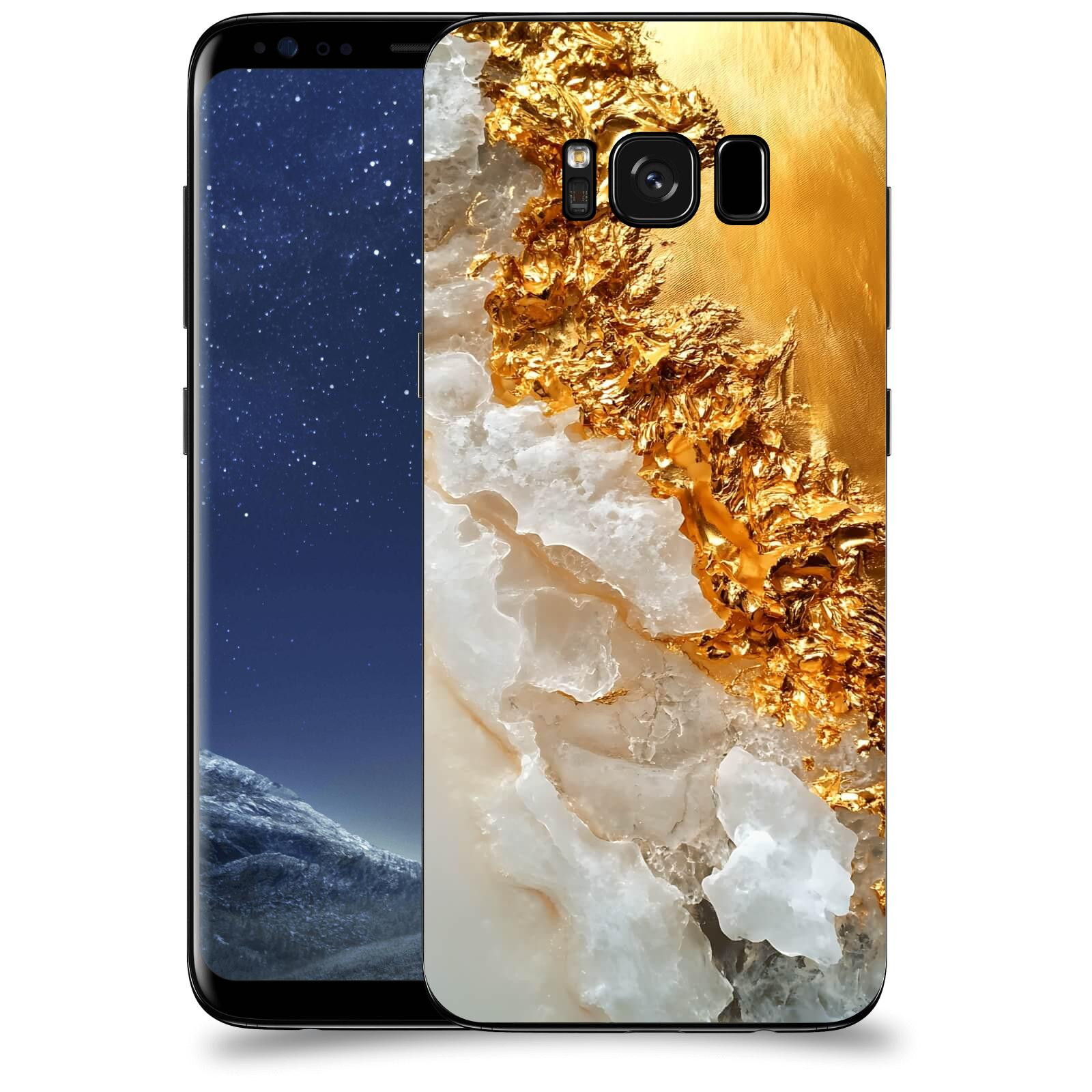 ACOVER Kryt na mobil Samsung Galaxy S8 G950F - Liquid Gold III
