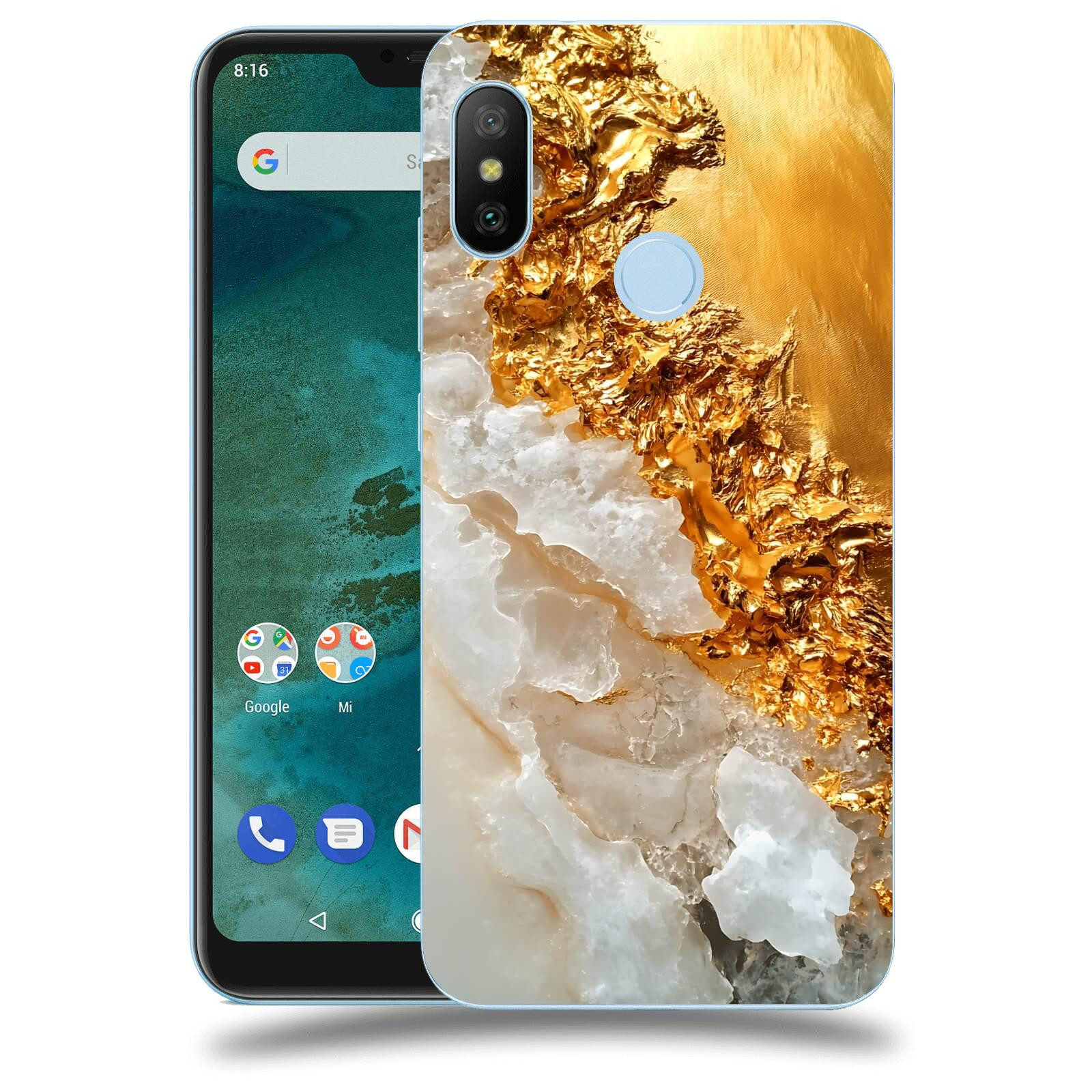 ACOVER Kryt na mobil Xiaomi Mi A2 Lite - Liquid Gold III