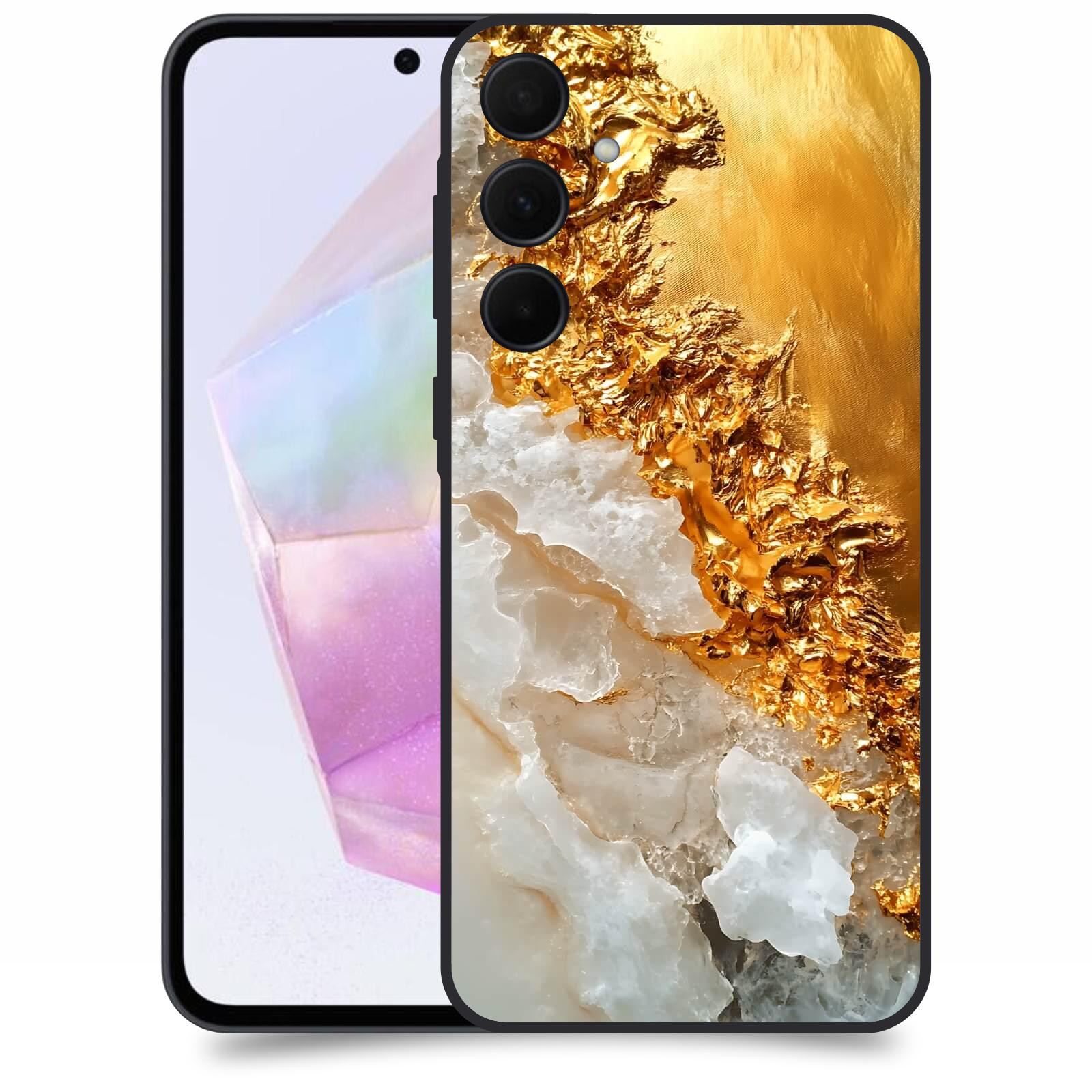 ACOVER Kryt na mobil Samsung Galaxy A35 5G - Liquid Gold III