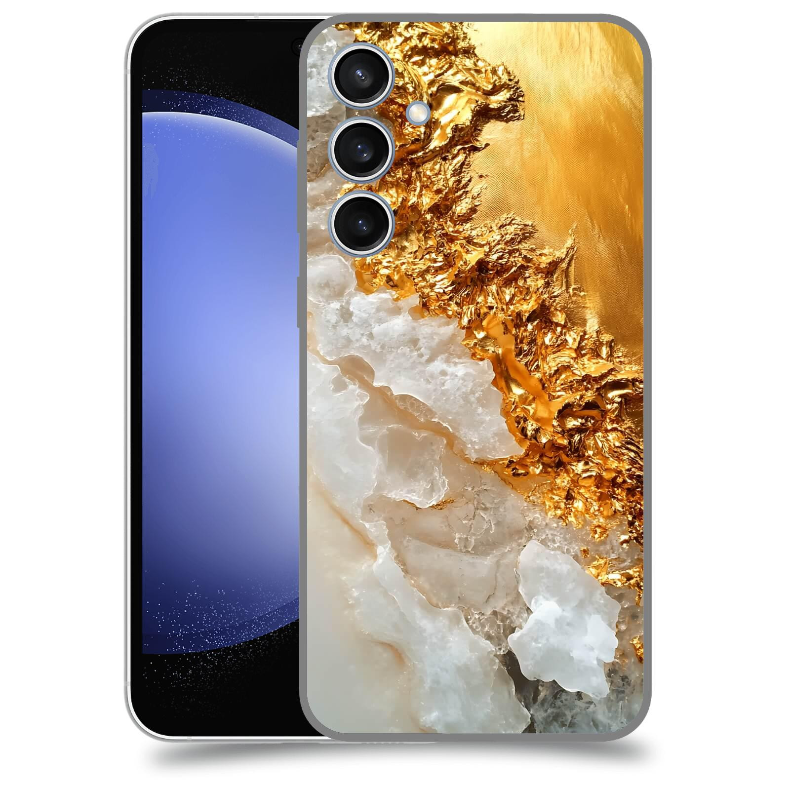 ACOVER Kryt na mobil Samsung Galaxy S23 FE - Liquid Gold III