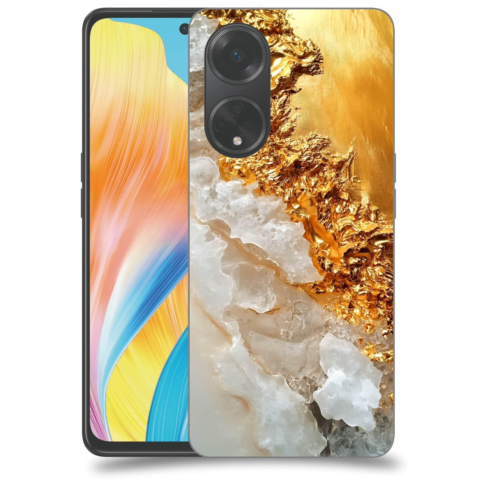 ACOVER Kryt na mobil OPPO A98 5G - Liquid Gold III