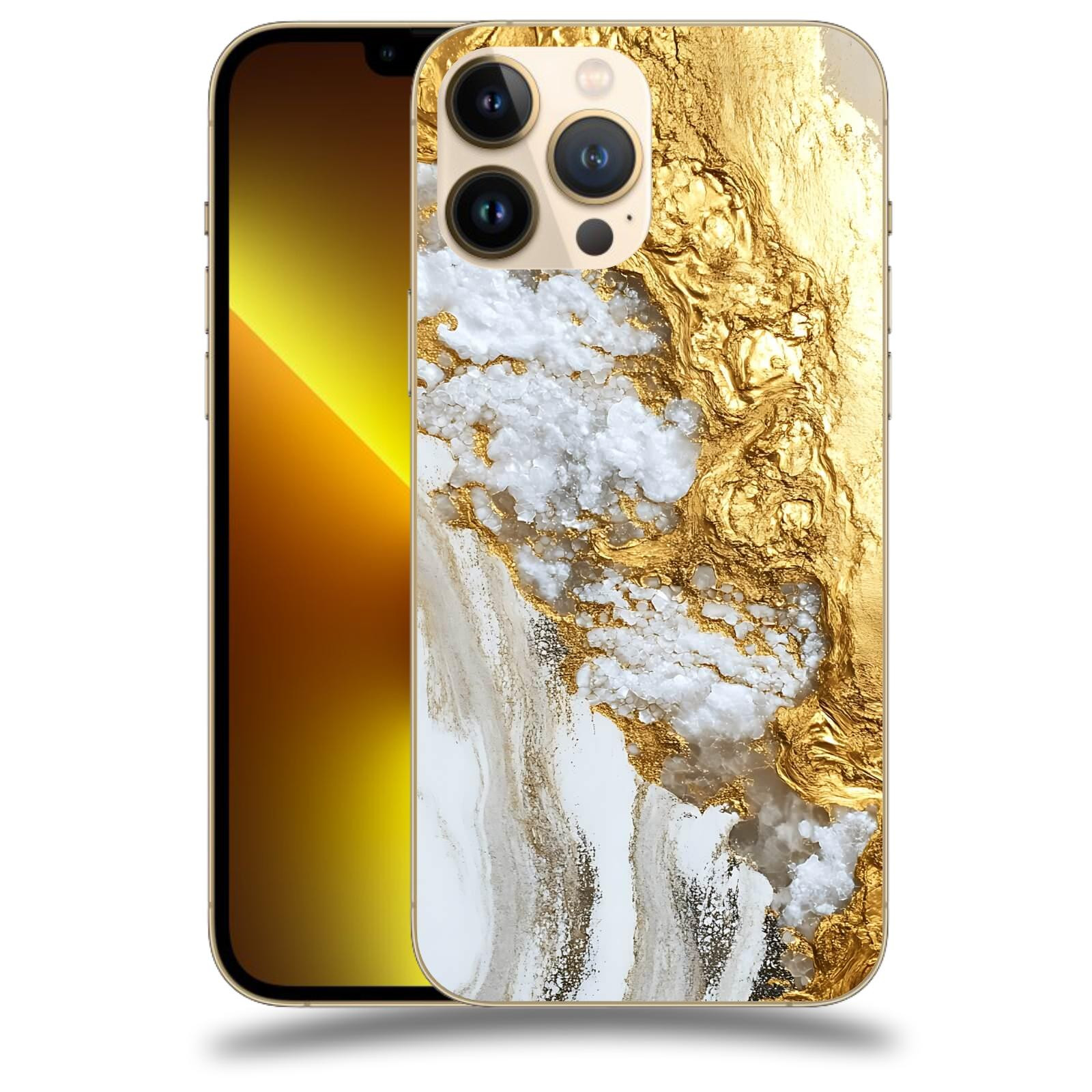 ACOVER Kryt na mobil Apple iPhone 13 Pro - Liquid Gold V