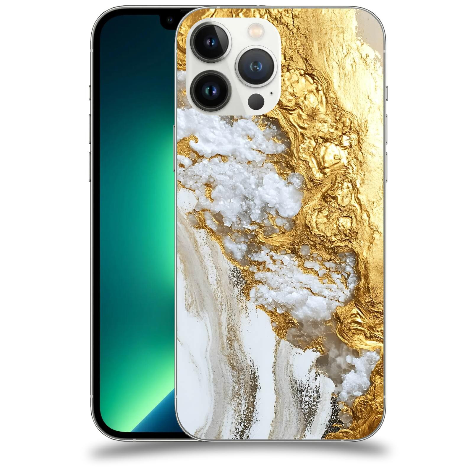 ACOVER Kryt na mobil Apple iPhone 13 Pro Max - Liquid Gold V