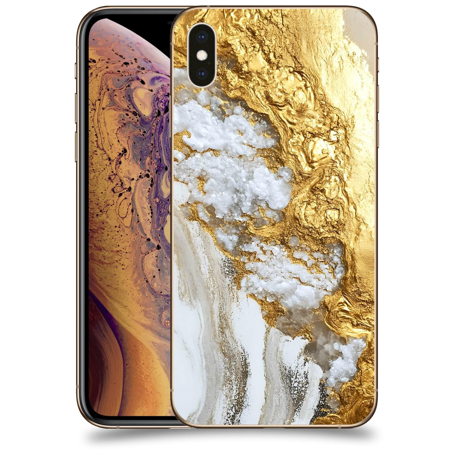 ACOVER Kryt na mobil Apple iPhone XS Max - Liquid Gold V
