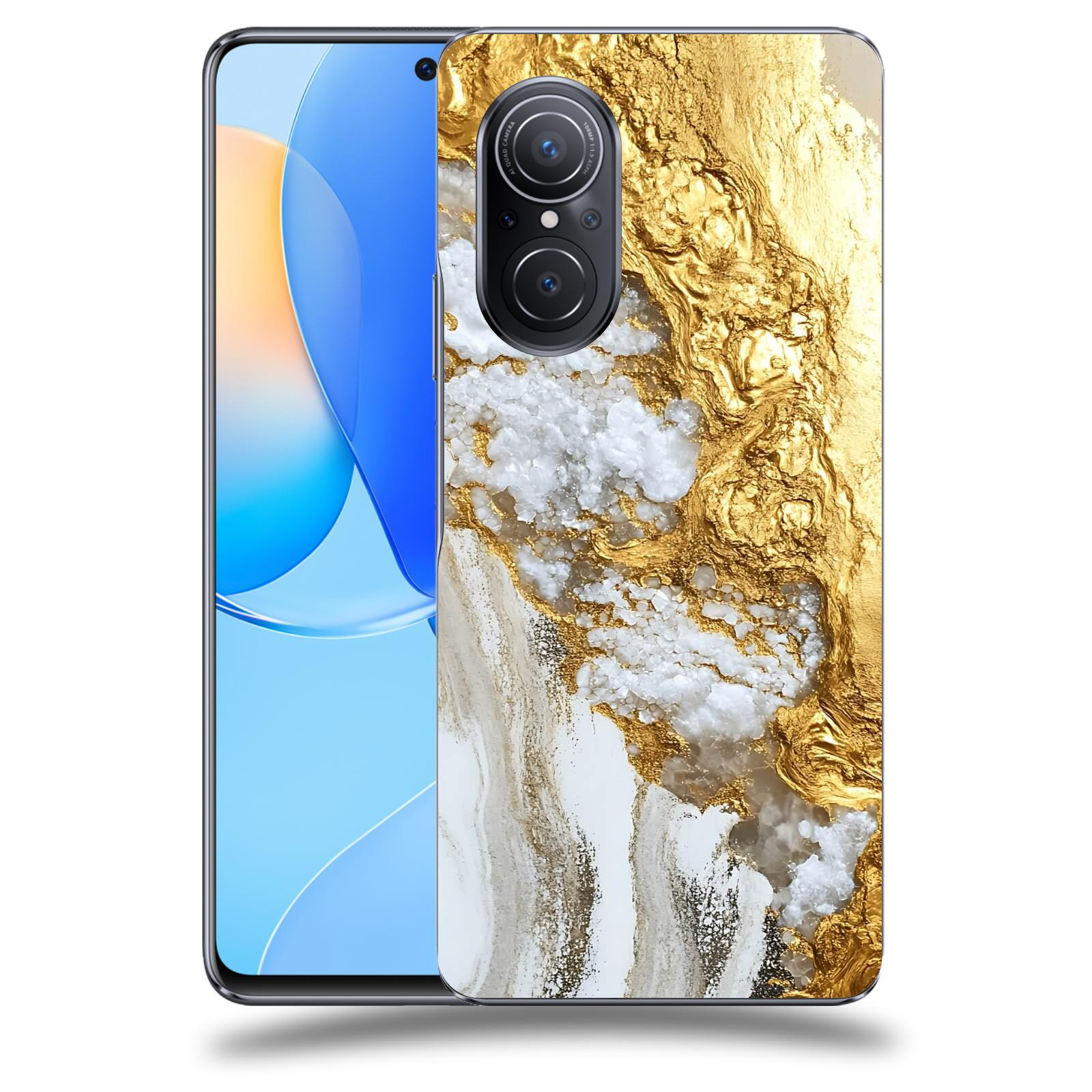 ACOVER Kryt na mobil Huawei Nova 9 SE - Liquid Gold V