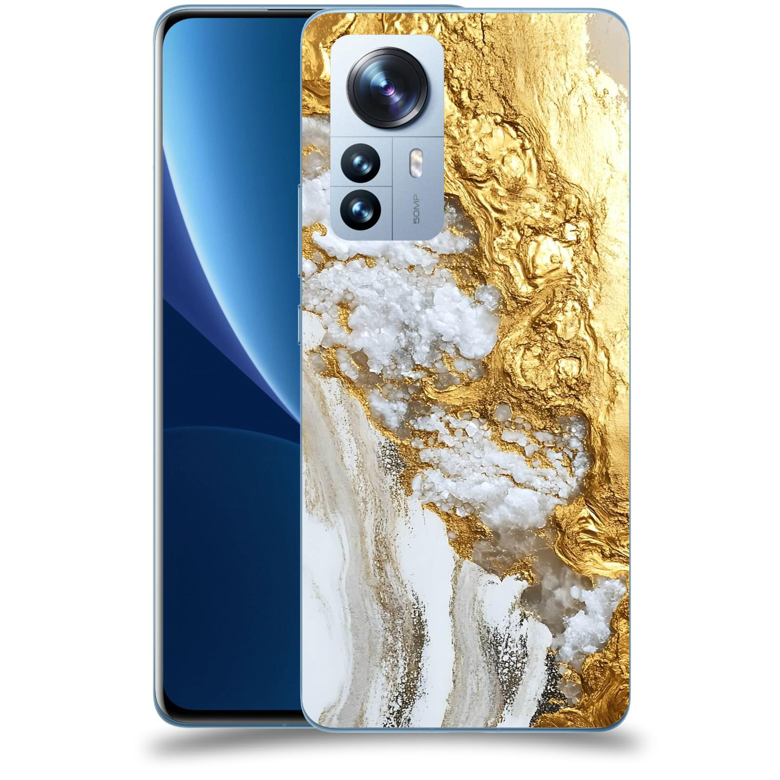 ACOVER Kryt na mobil Xiaomi 12 Pro - Liquid Gold V