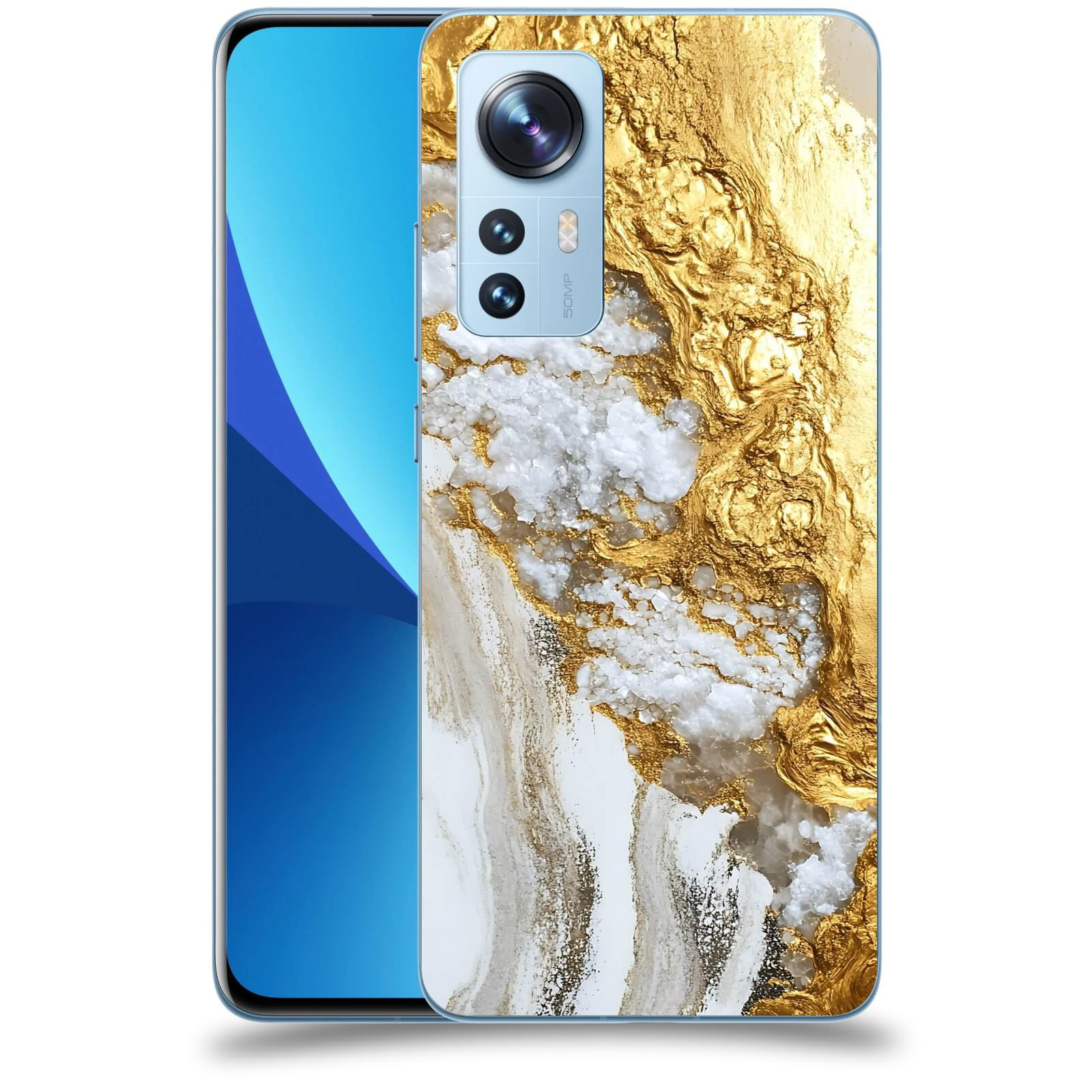 ACOVER Kryt na mobil Xiaomi 12X - Liquid Gold V